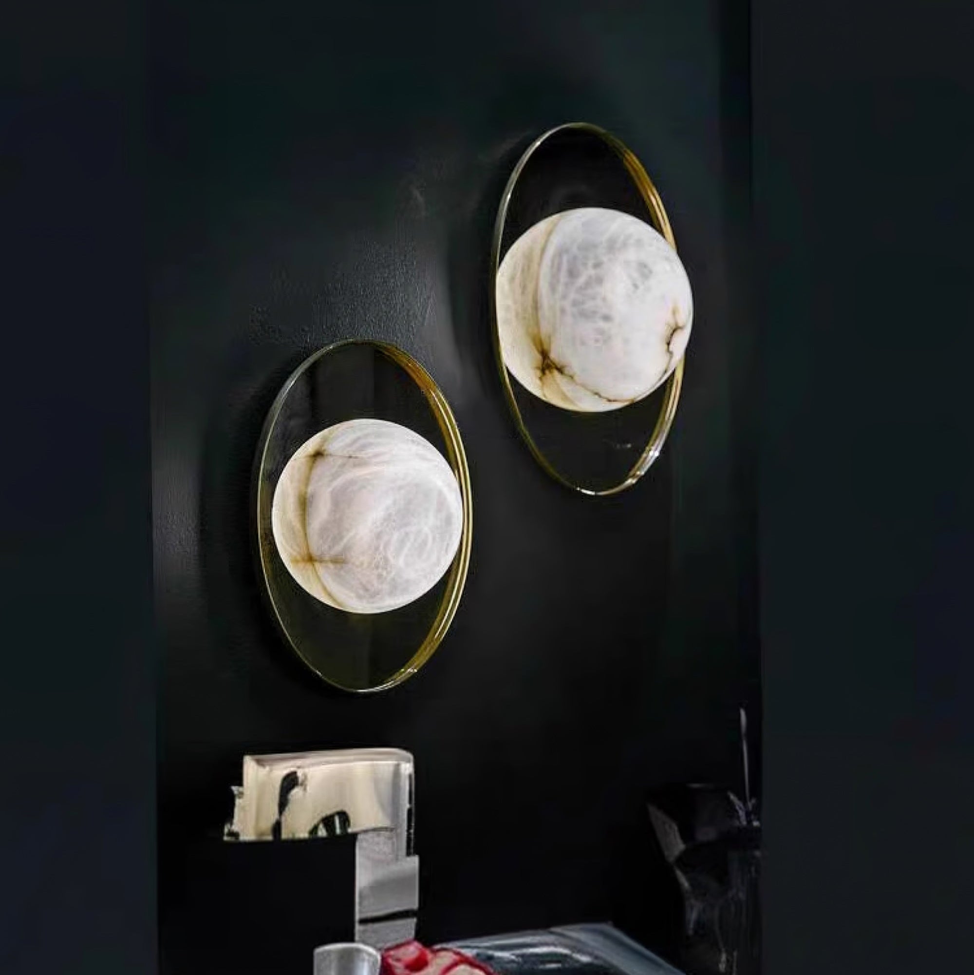 Lyra Applique Murale Moderne en Albâtre - Neutralighting