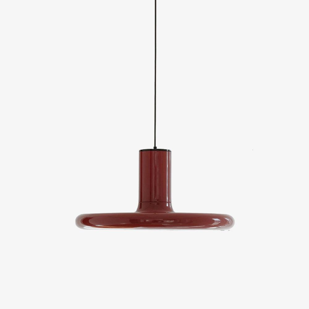 Solara Lampe suspendue cylindrique en aluminium à disque industriel - Neutralighting