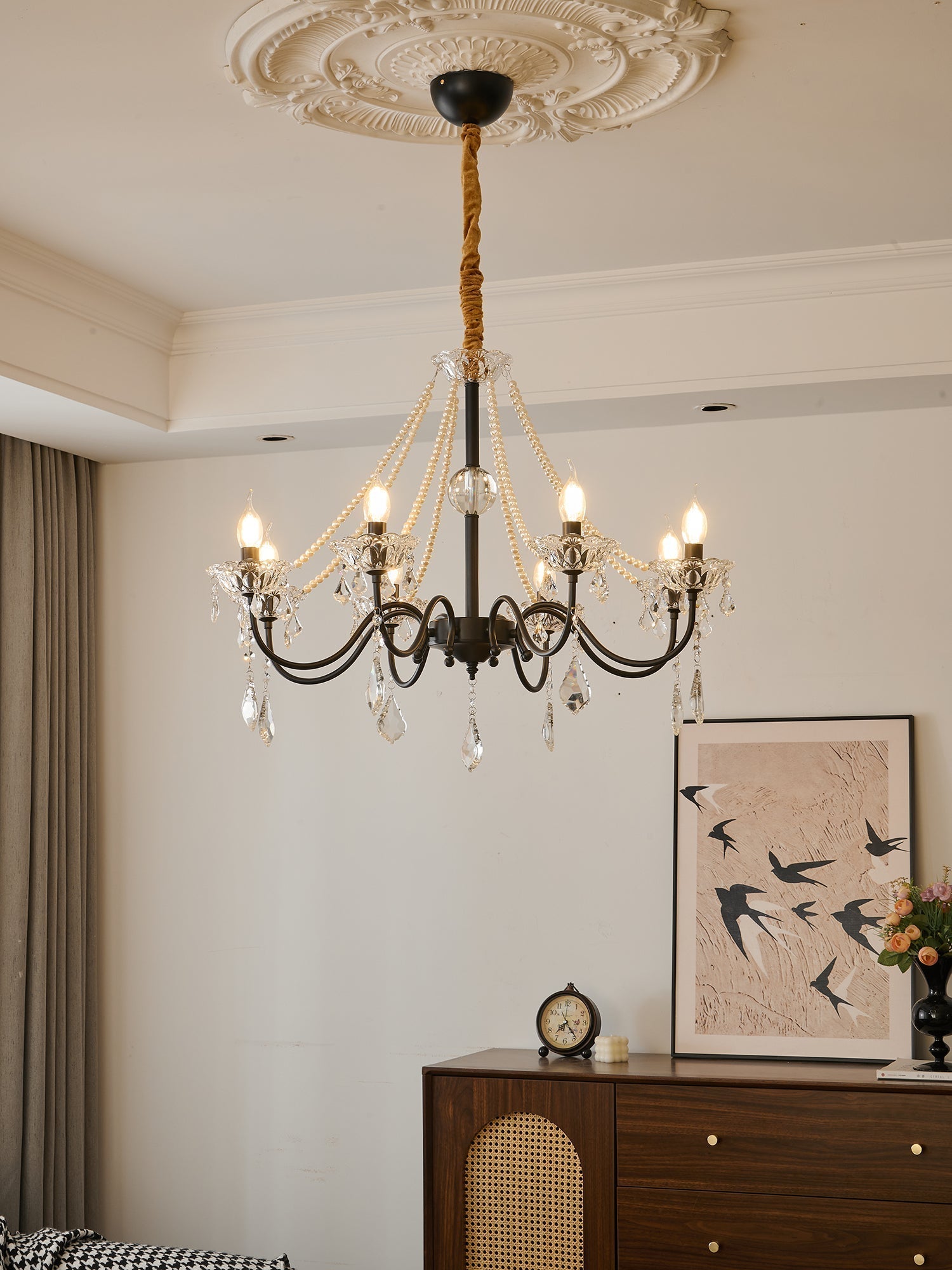 Nymiran Lustre Classique Postmoderne de Luxe en Cristal - Neutralighting