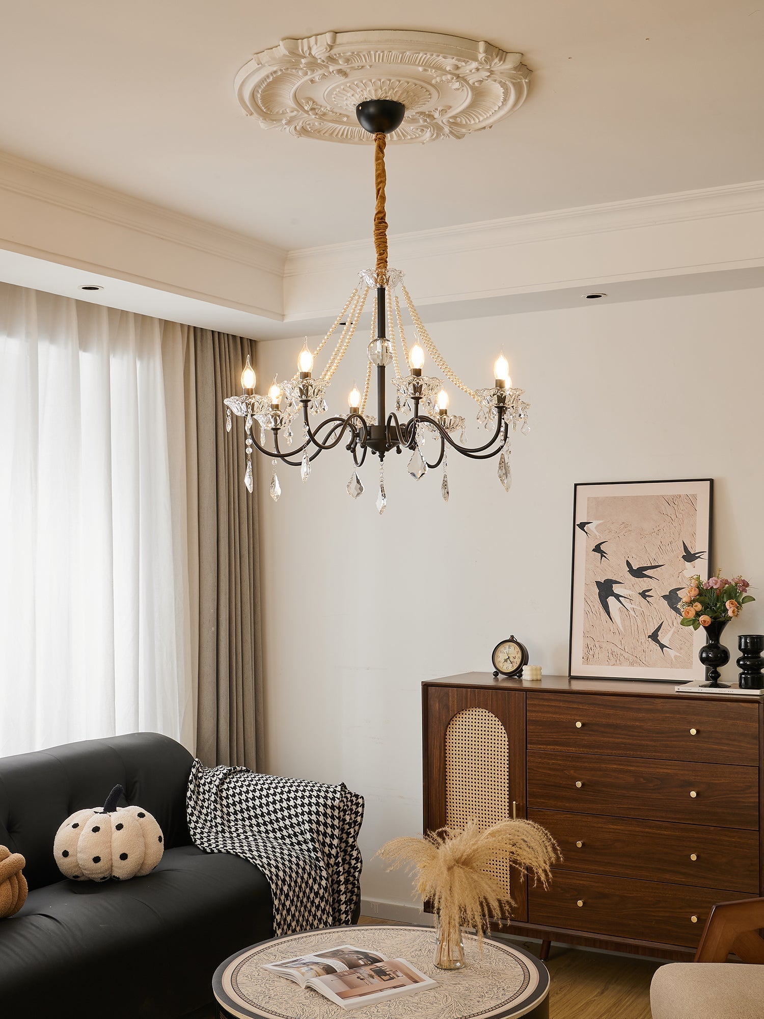 Nymiran Lustre Classique Postmoderne de Luxe en Cristal - Neutralighting