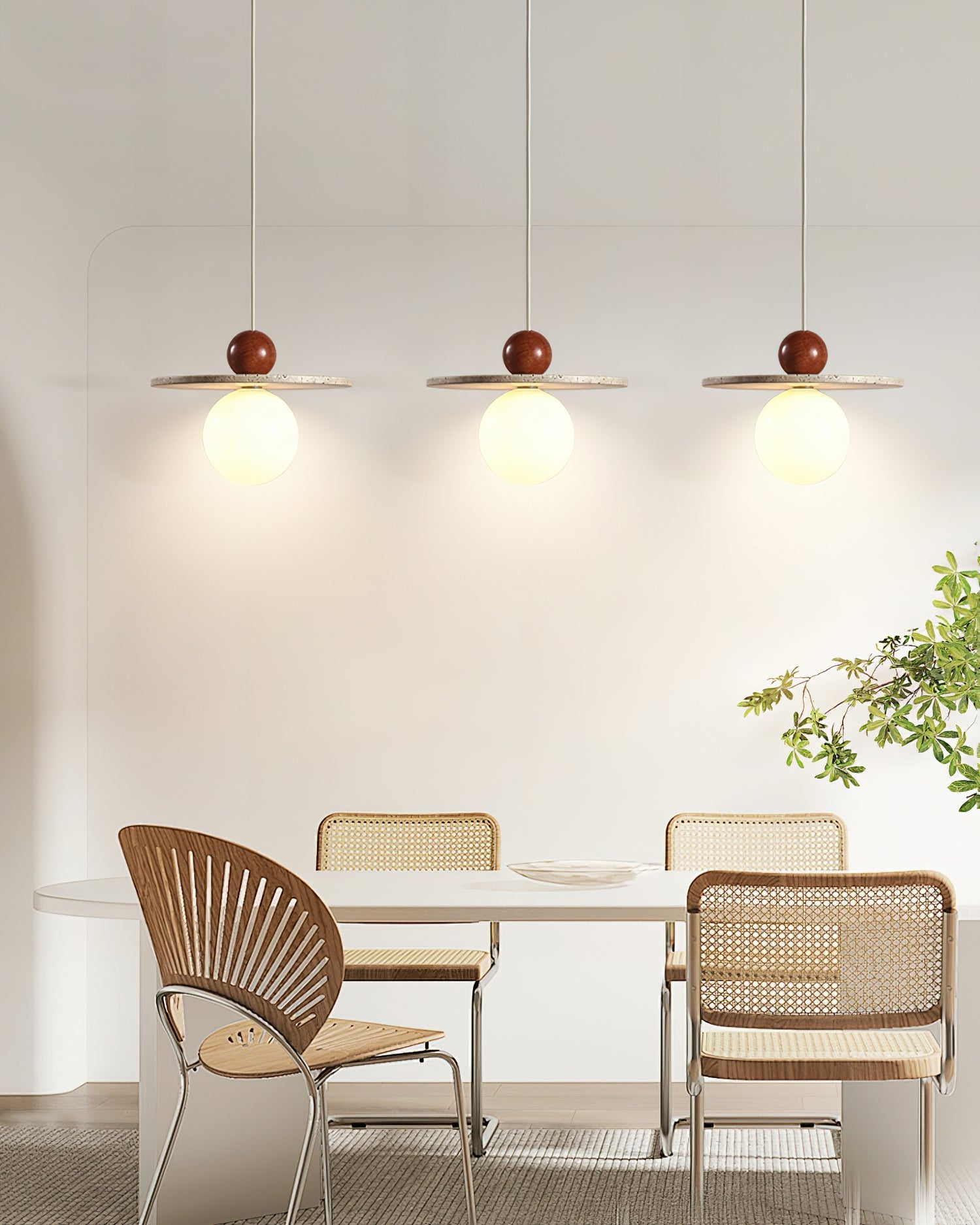 Marcio Suspension en Travertin - Neutralighting