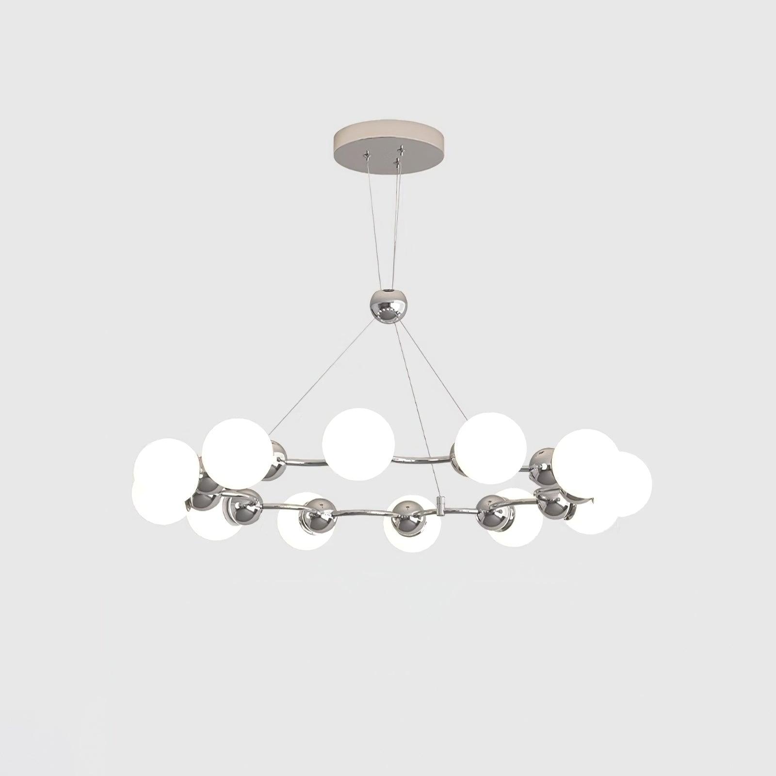 Vetro Chandelier Métallique Moderne - Neutralighting