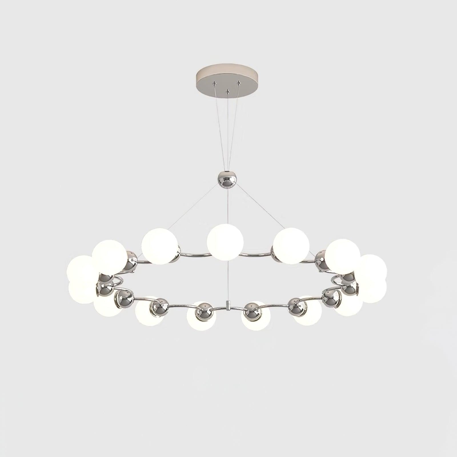 Vetro Chandelier Métallique Moderne - Neutralighting