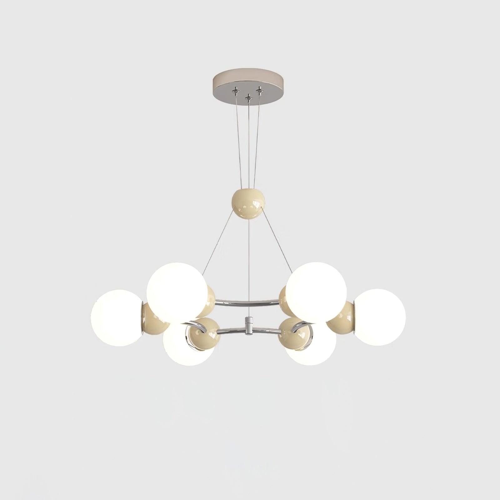 Vetro Chandelier Métallique Moderne - Neutralighting