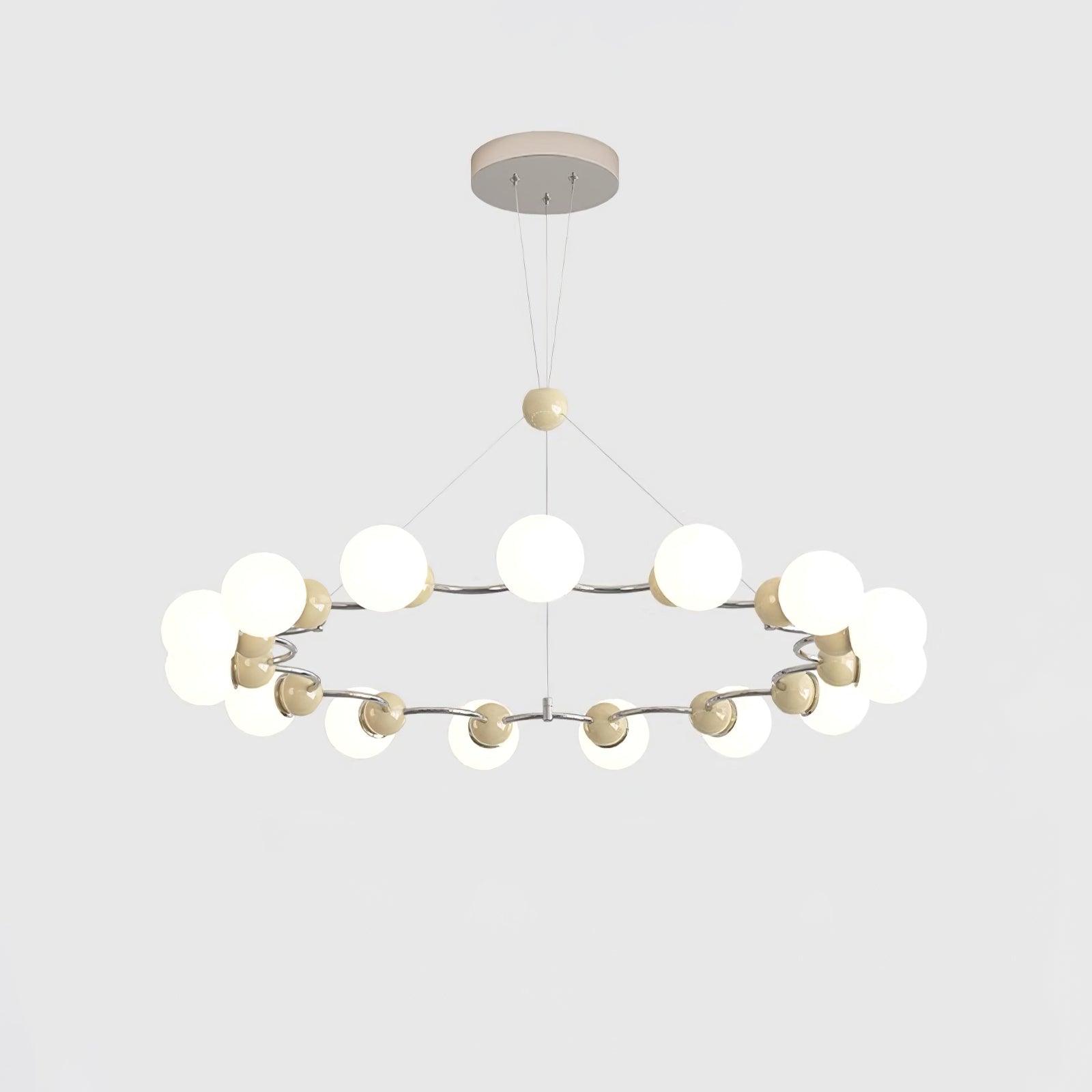 Vetro Chandelier Métallique Moderne - Neutralighting