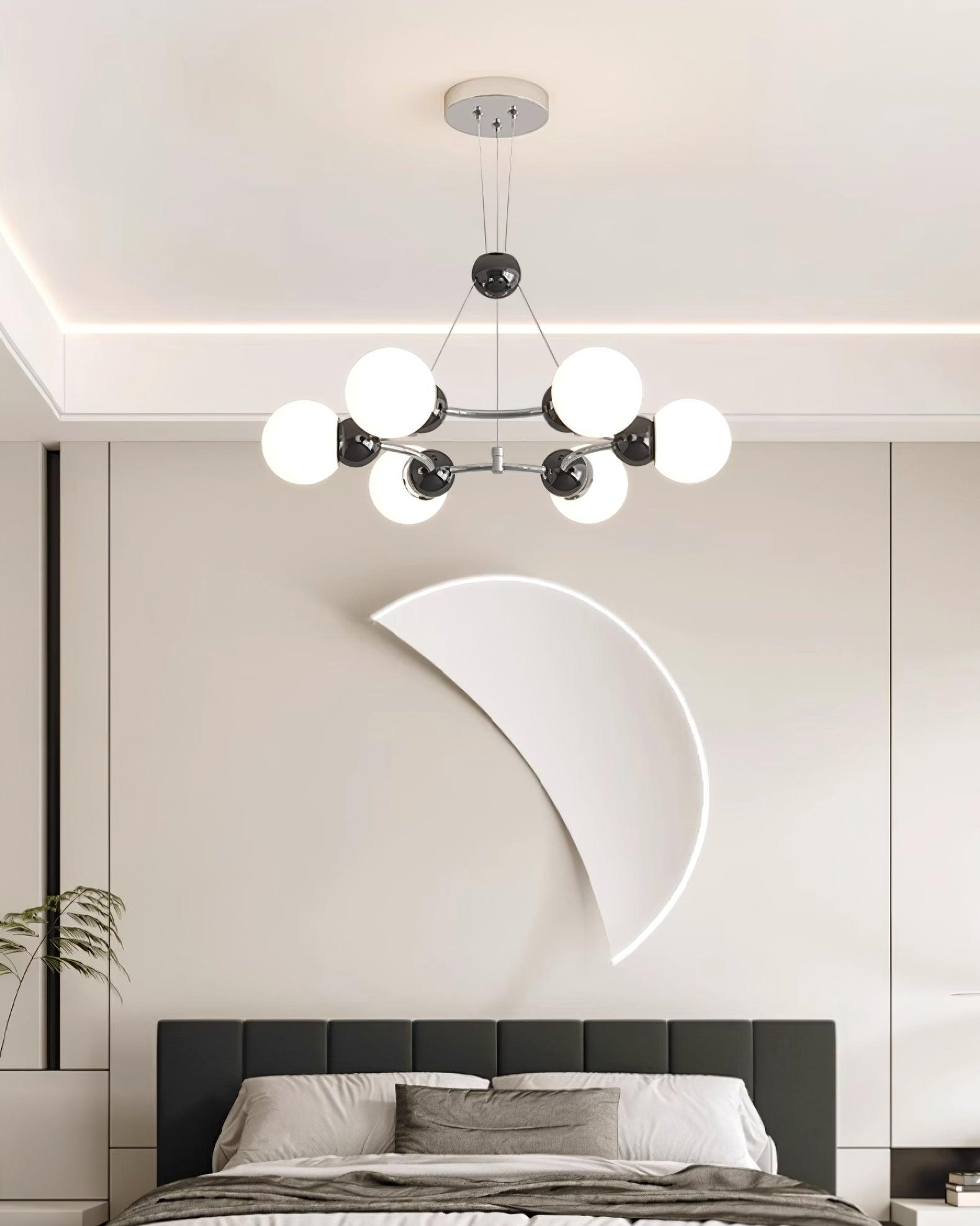 Vetro Chandelier Métallique Moderne - Neutralighting
