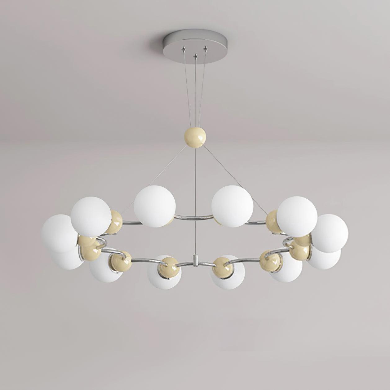 Vetro Chandelier Métallique Moderne - Neutralighting