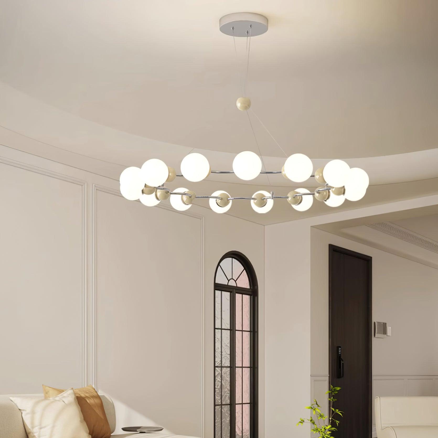 Vetro Chandelier Métallique Moderne - Neutralighting