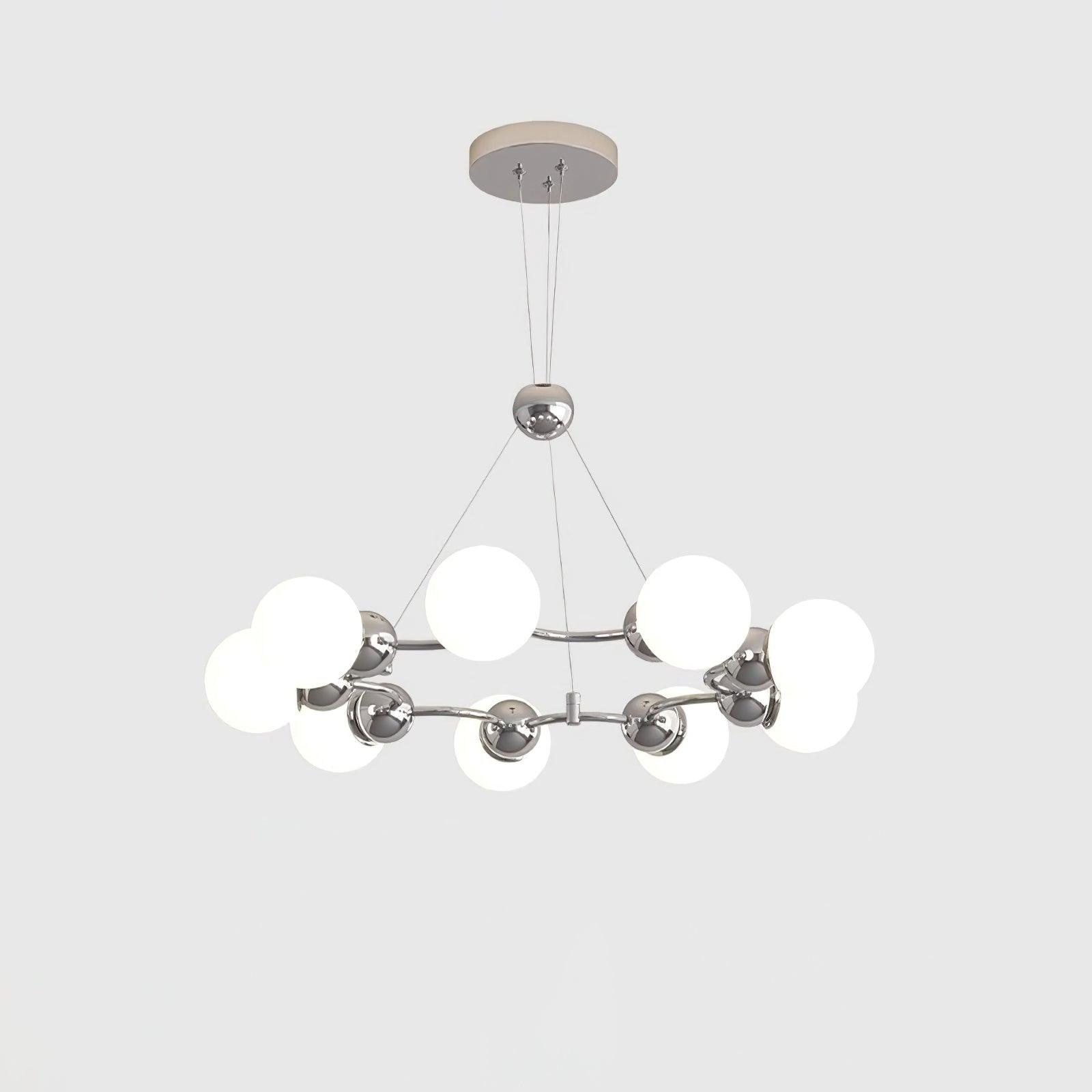 Vetro Chandelier Métallique Moderne - Neutralighting