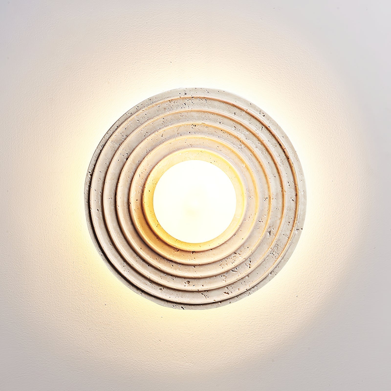 Zelirara Applique Murale Minimaliste en Travertin - Neutralighting