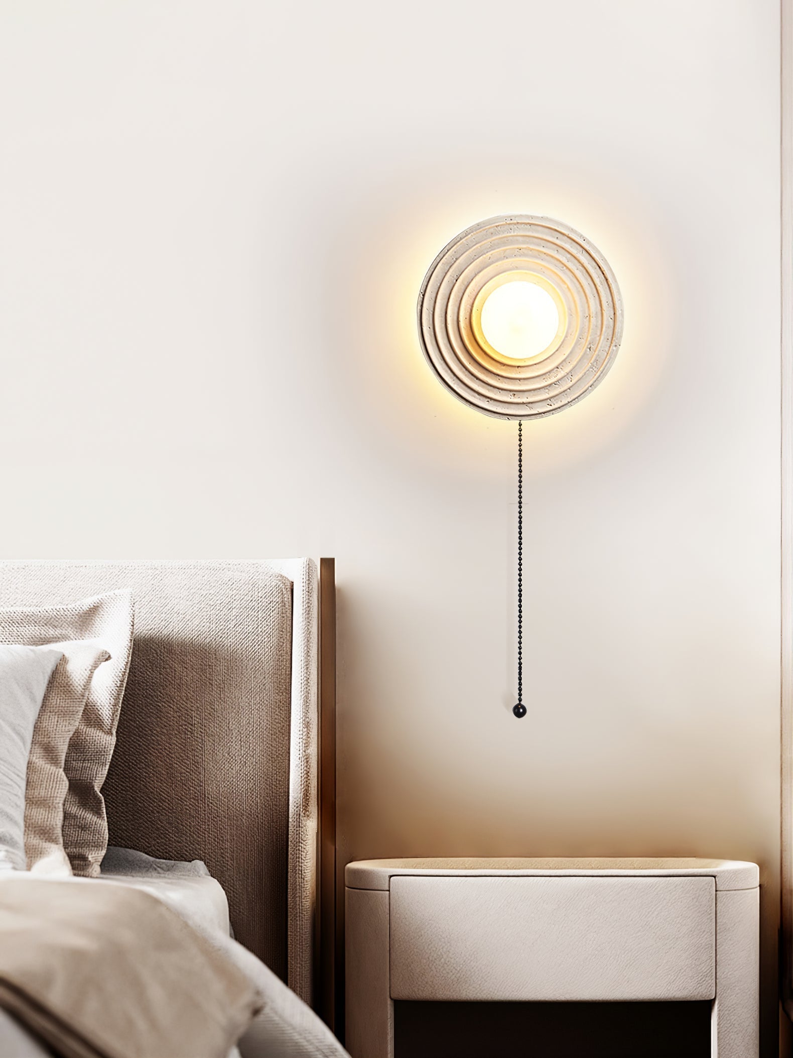 Zelirara Applique Murale Minimaliste en Travertin - Neutralighting