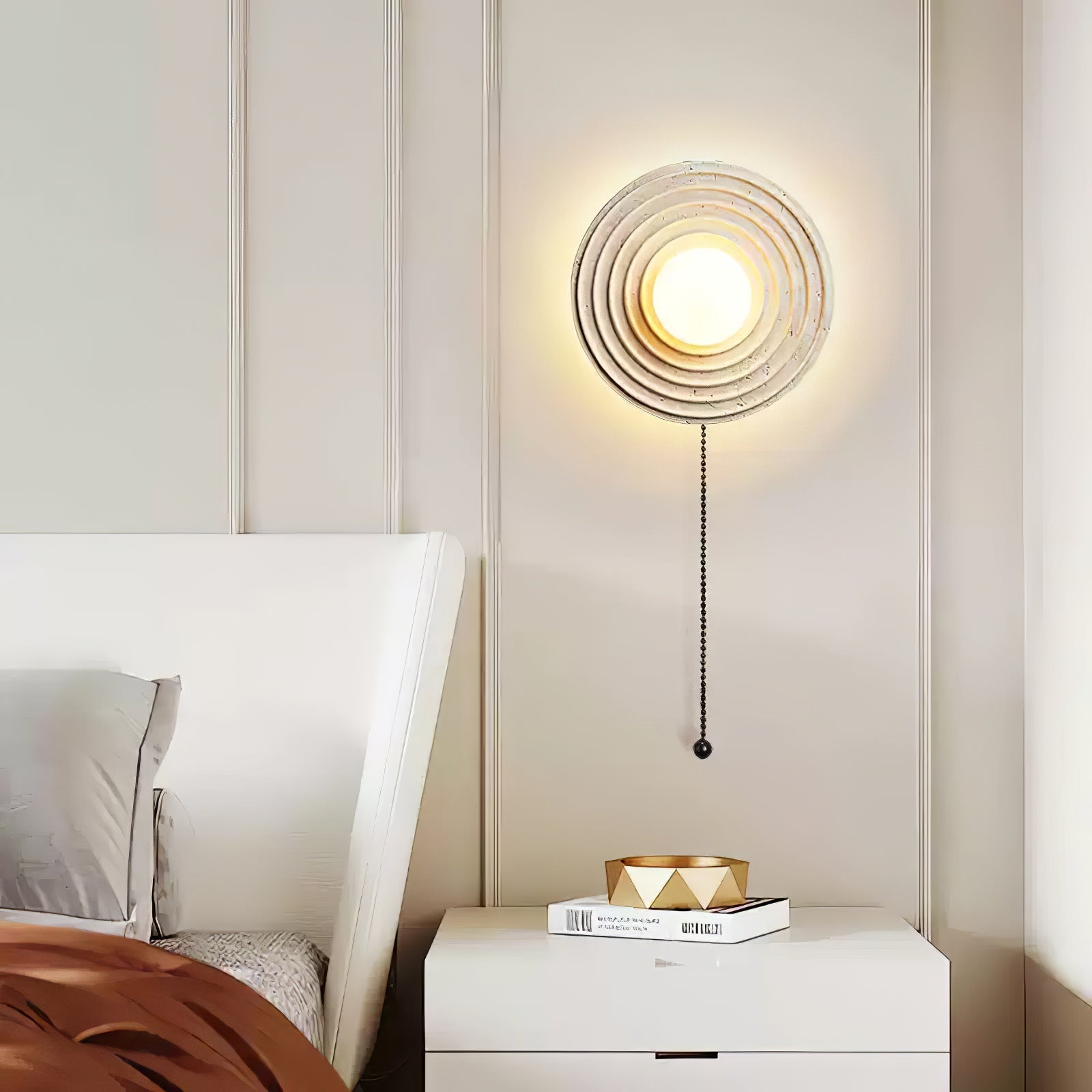Zelirara Applique Murale Minimaliste en Travertin - Neutralighting