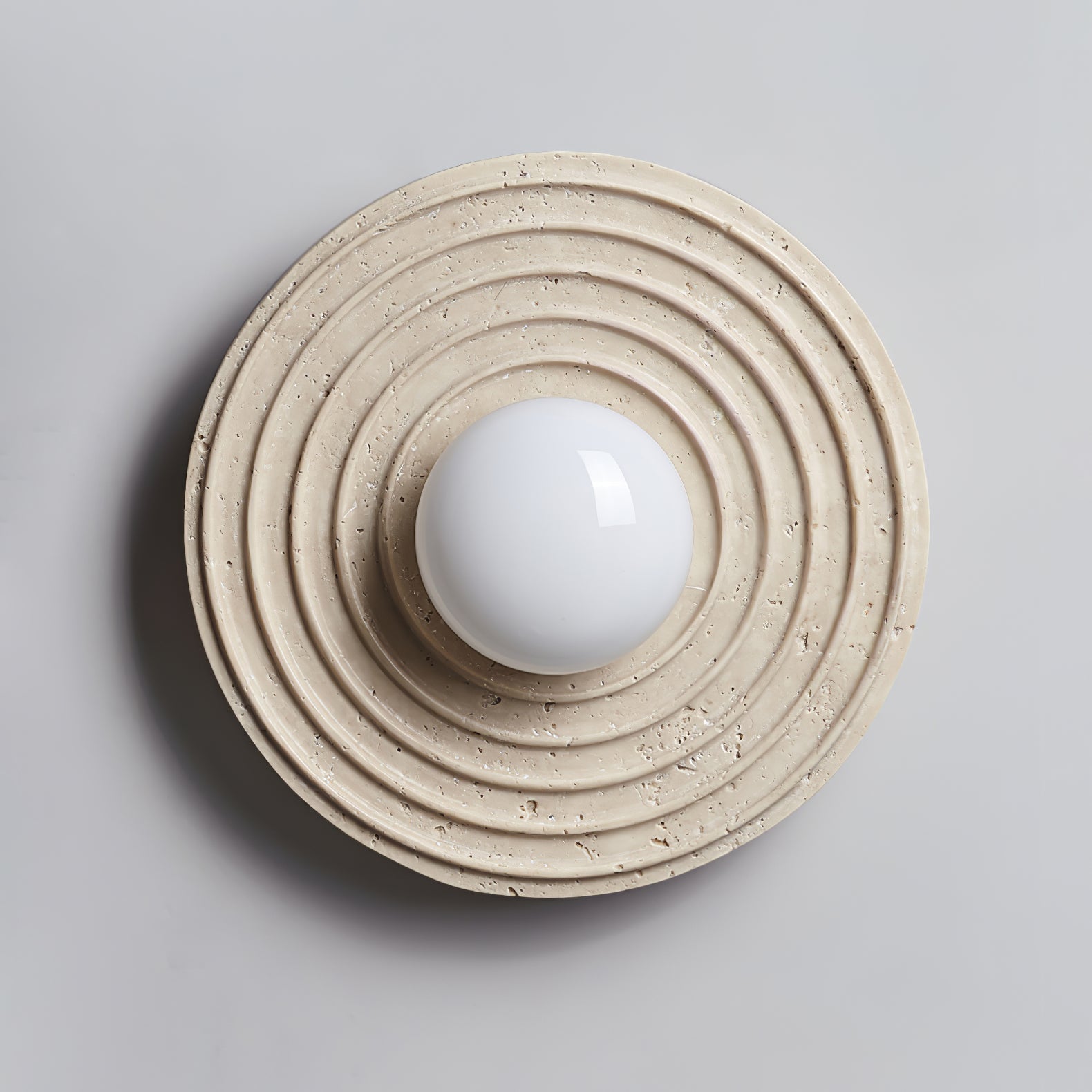 Zelirara Applique Murale Minimaliste en Travertin - Neutralighting
