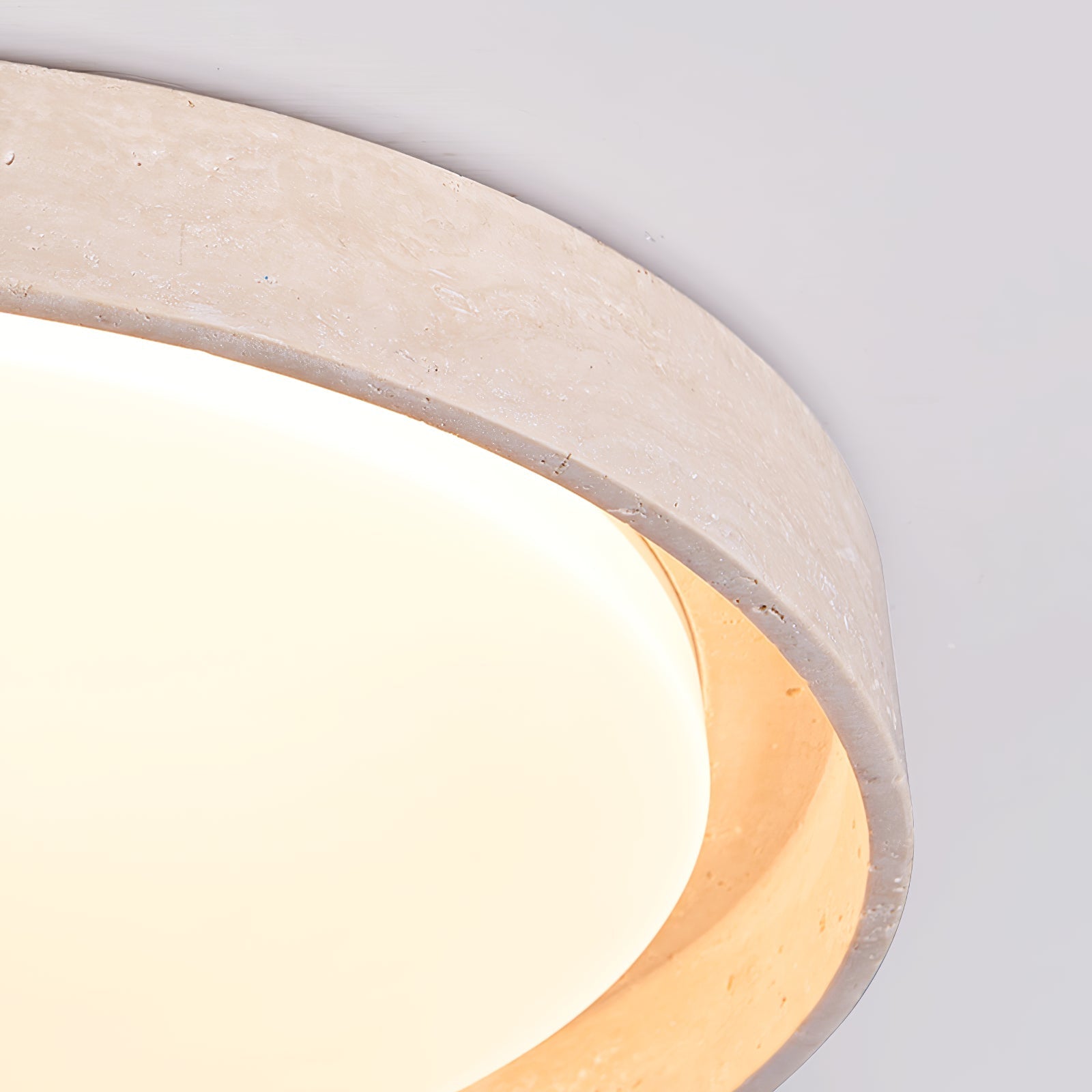 Zevinarae Lumière de Plafond Industrielle en Travertin - Neutralighting