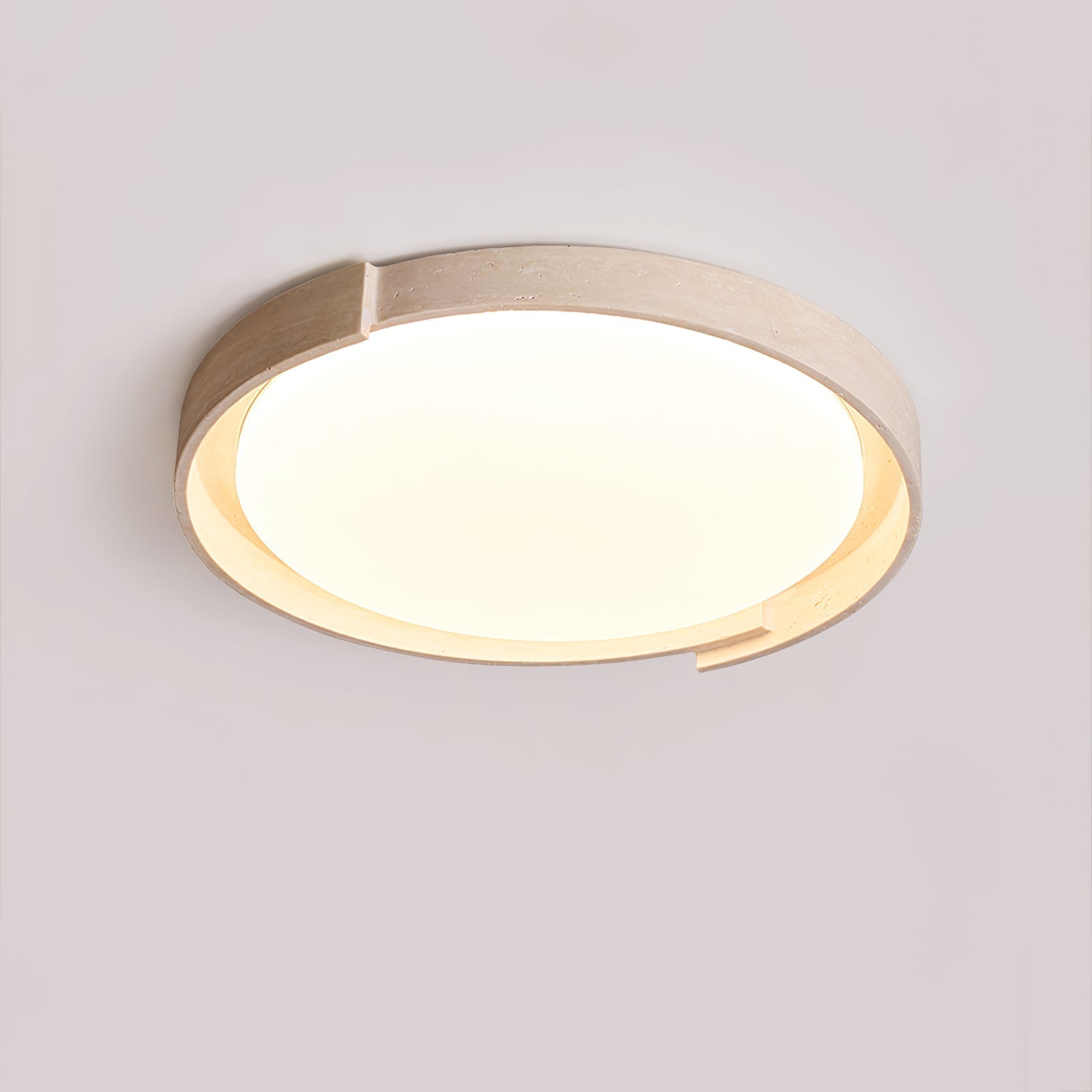 Zevinarae Lumière de Plafond Industrielle en Travertin - Neutralighting