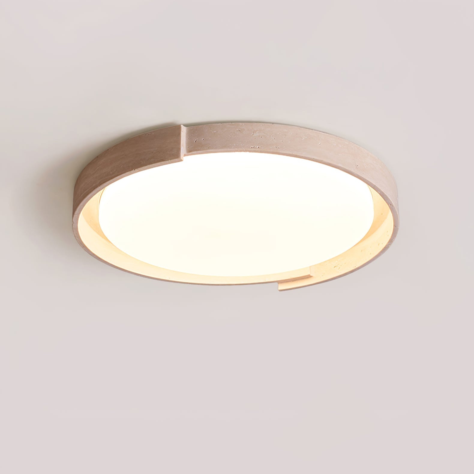Zevinarae Lumière de Plafond Industrielle en Travertin - Neutralighting