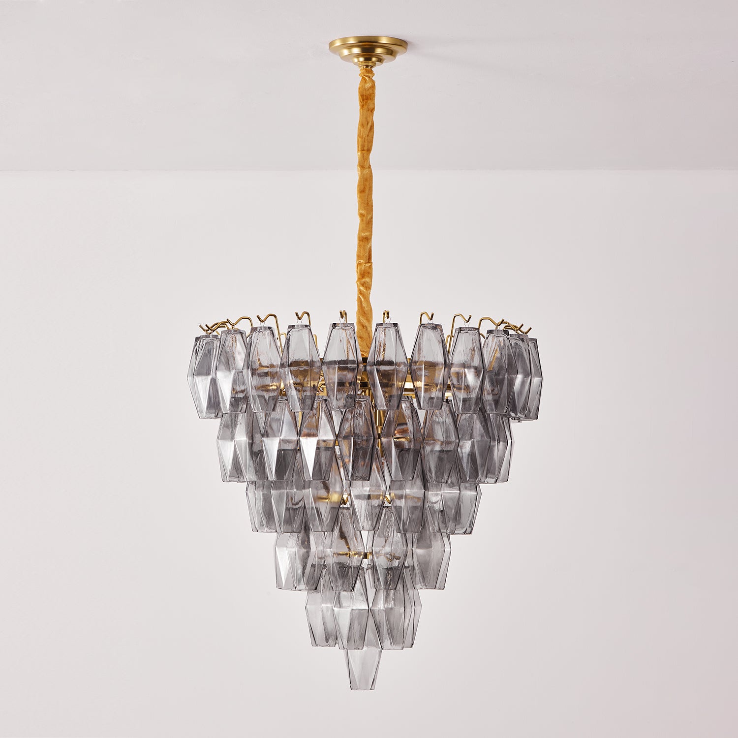 Orinelle Lustre Cascade en Verre Luxueux - Neutralighting