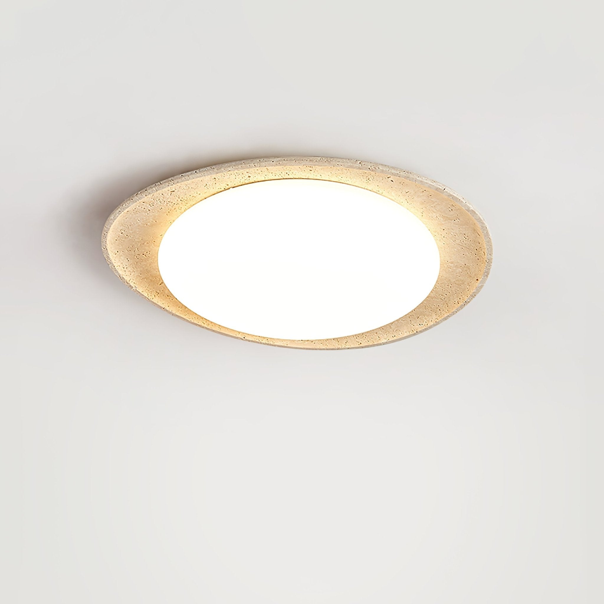 Cunorarae Organic Travertine Ceiling Light - Neutralighting
