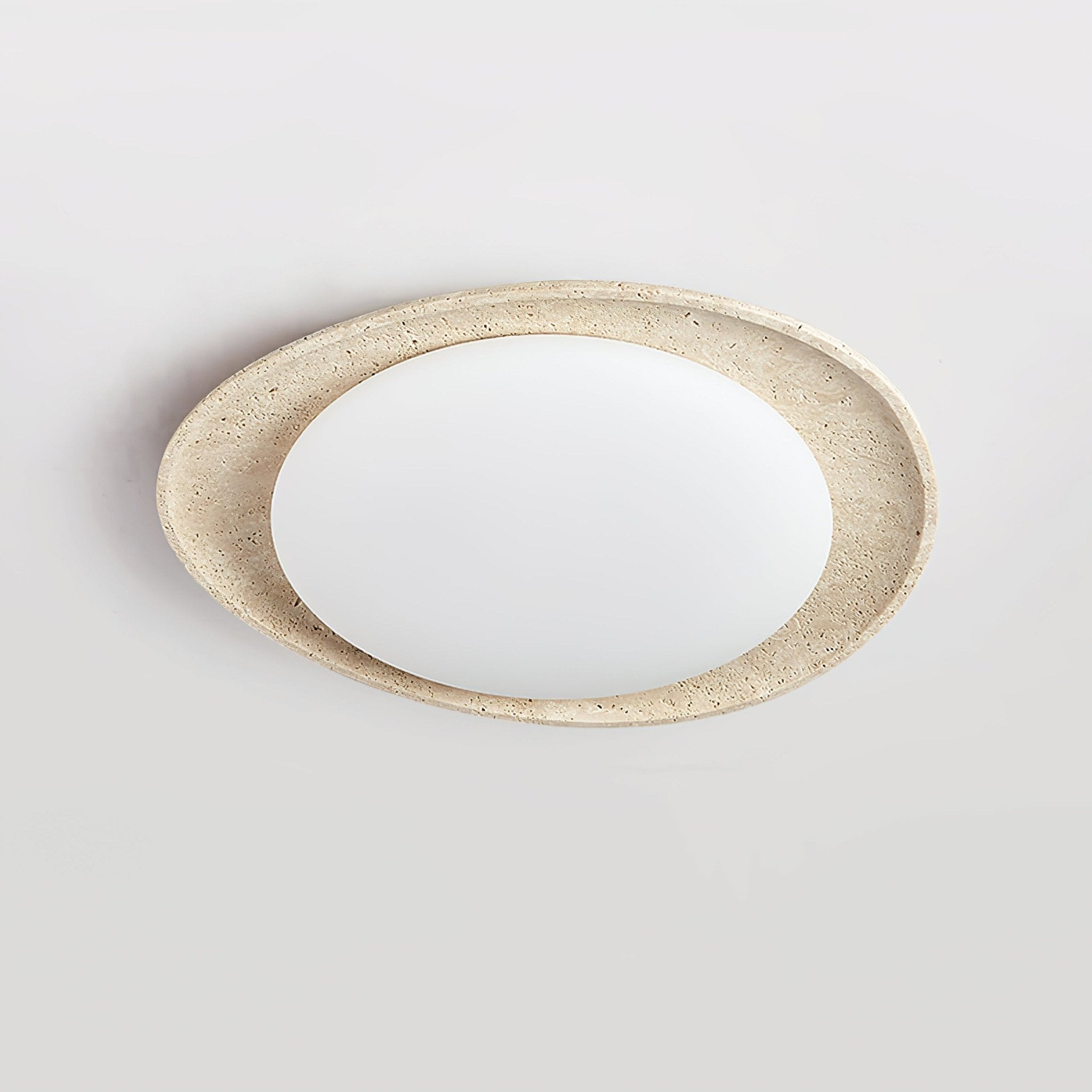 Cunorarae Organic Travertine Ceiling Light - Neutralighting