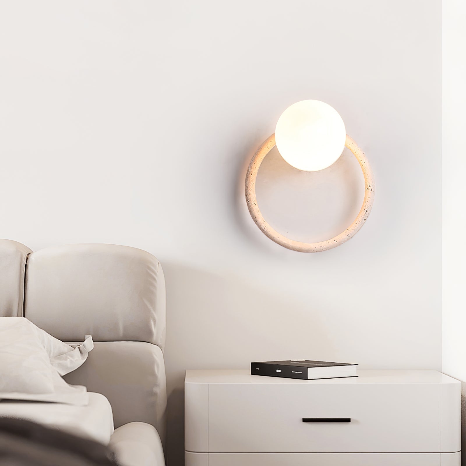 Idoryra Applique Murale Moderne en Travertin - Neutralighting