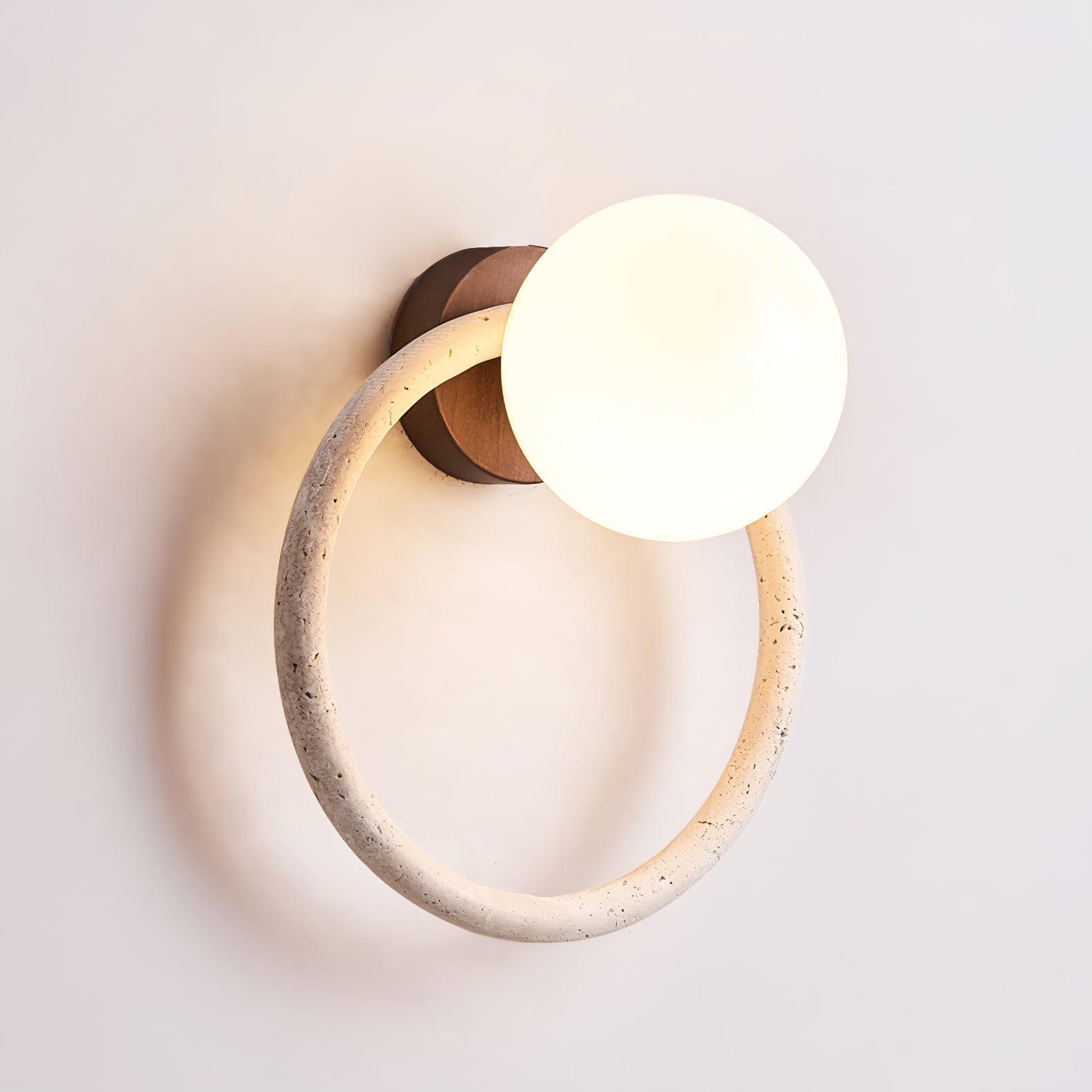 Idoryra Applique Murale Moderne en Travertin - Neutralighting