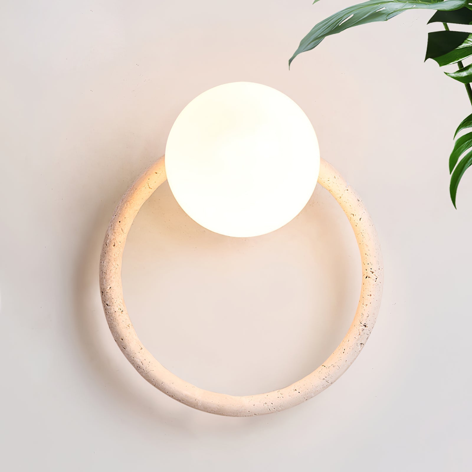 Idoryra Applique Murale Moderne en Travertin - Neutralighting