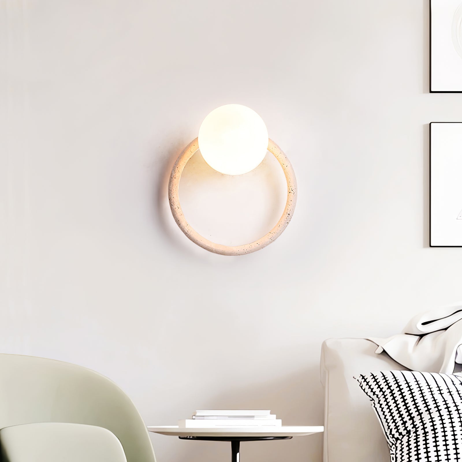 Idoryra Applique Murale Moderne en Travertin - Neutralighting