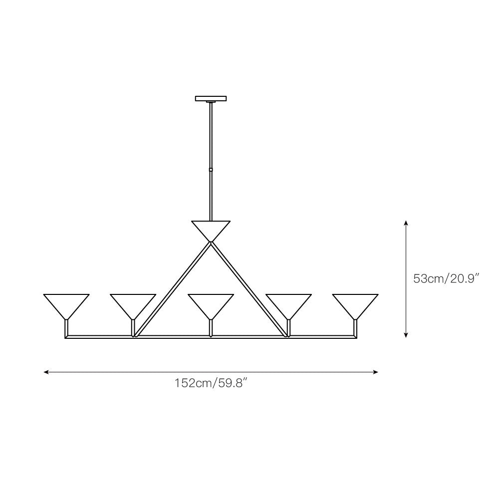Ulveleth Lustre Métal Linéaire Minimaliste Moderne - Neutralighting
