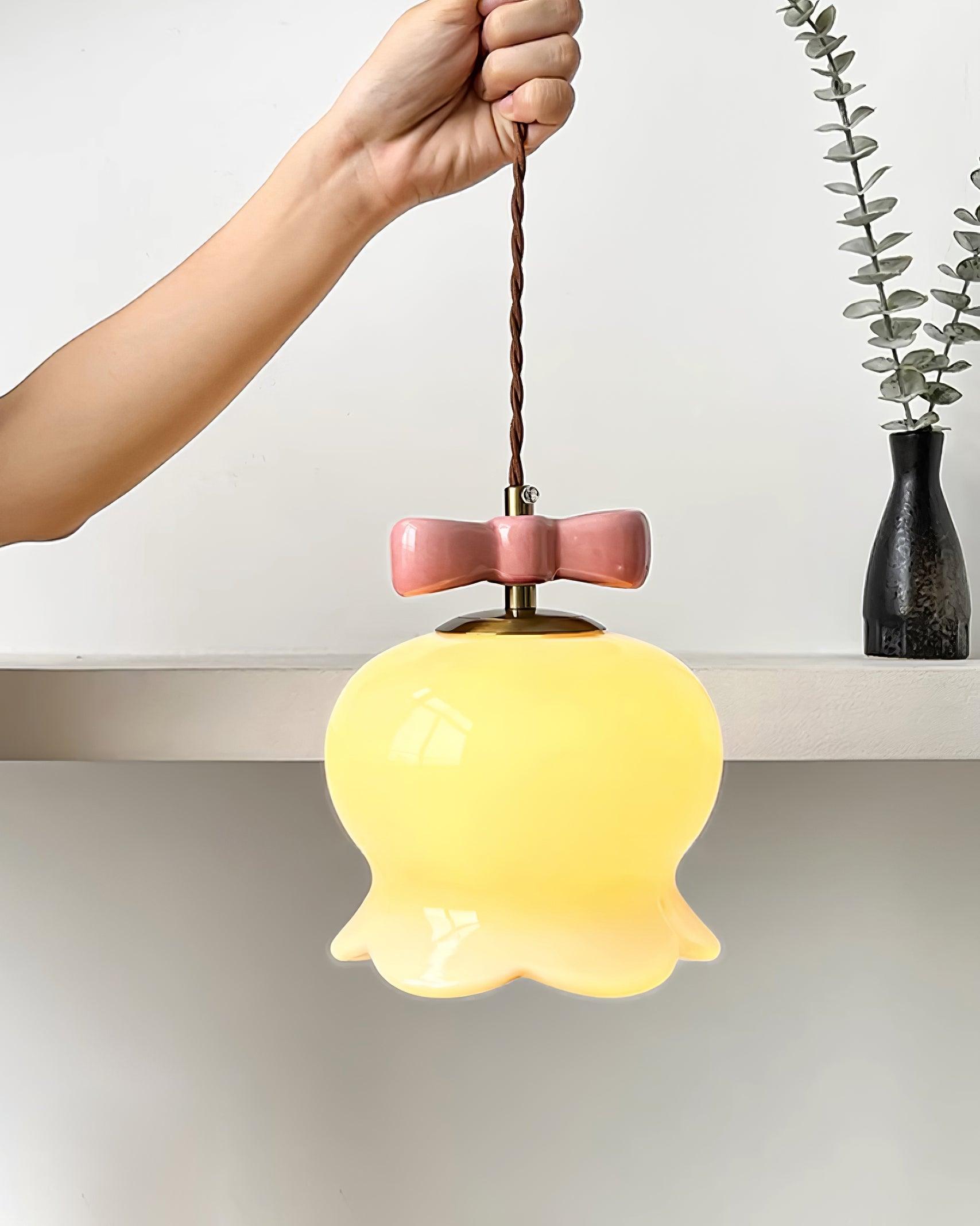 Orto Suspension Cloches de Fleurs avec Nœud - Neutralighting