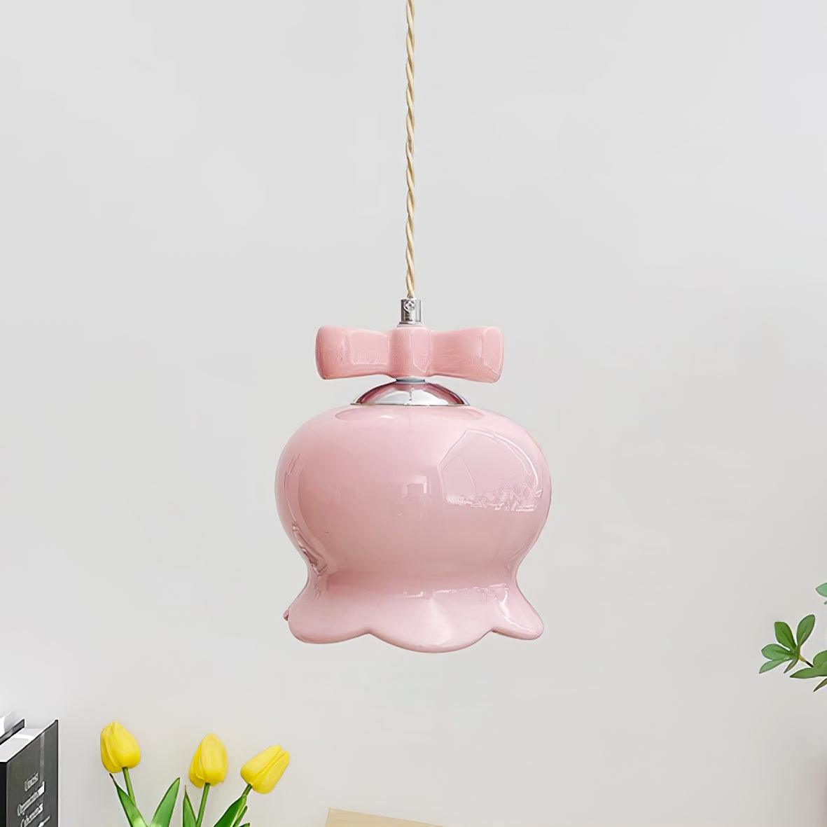 Orto Suspension Cloches de Fleurs avec Nœud - Neutralighting
