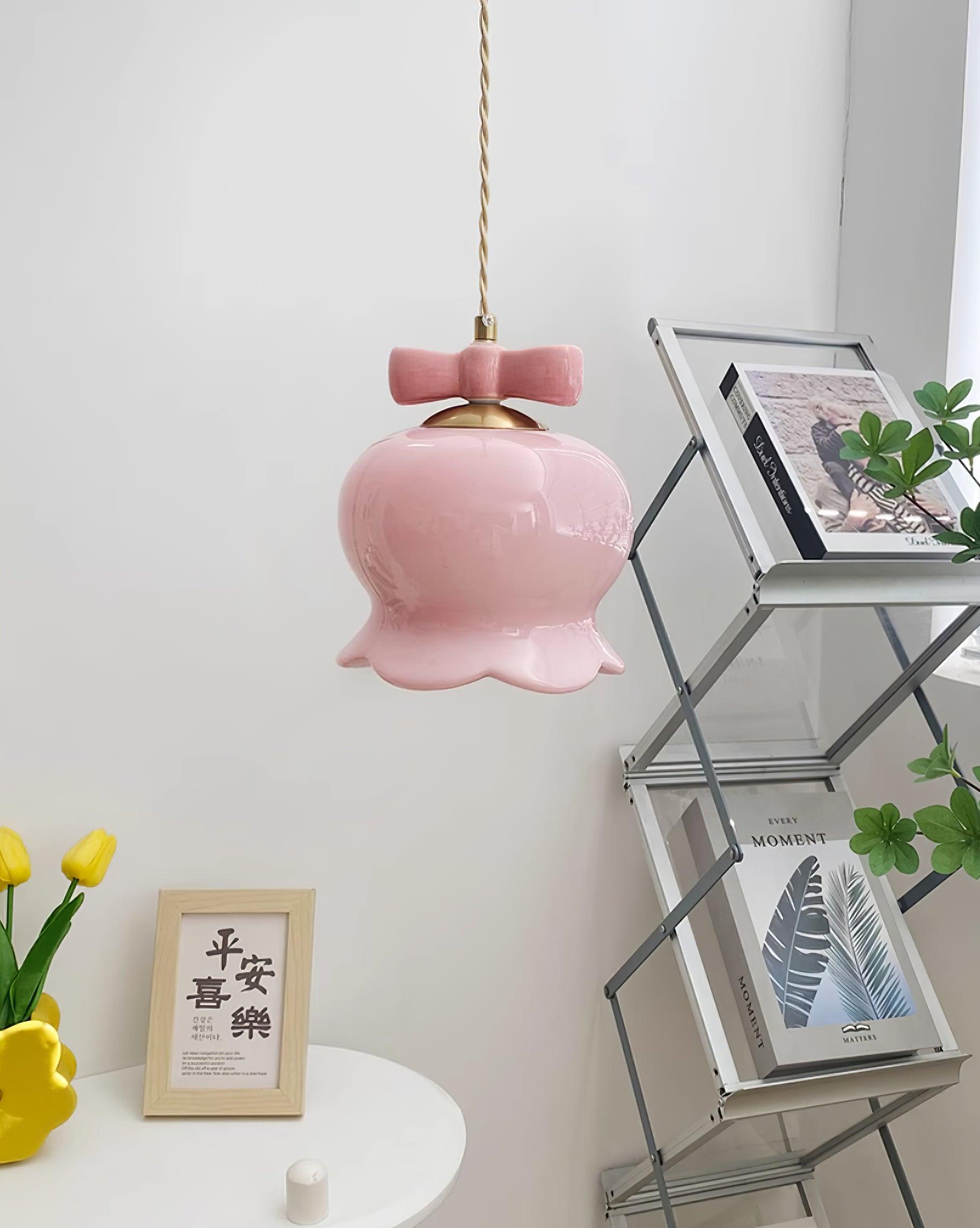 Orto Suspension Cloches de Fleurs avec Nœud - Neutralighting