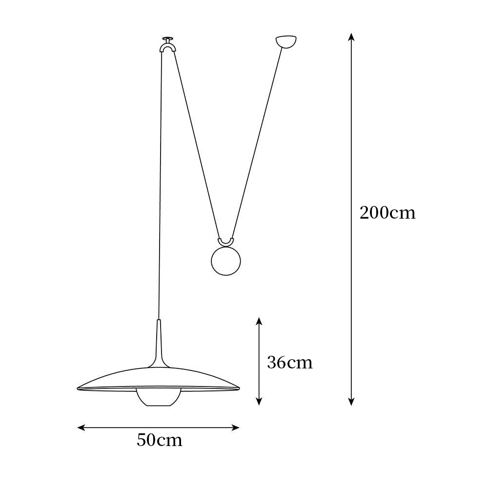Clarion Suspension Moderne à Poulie - Neutralighting