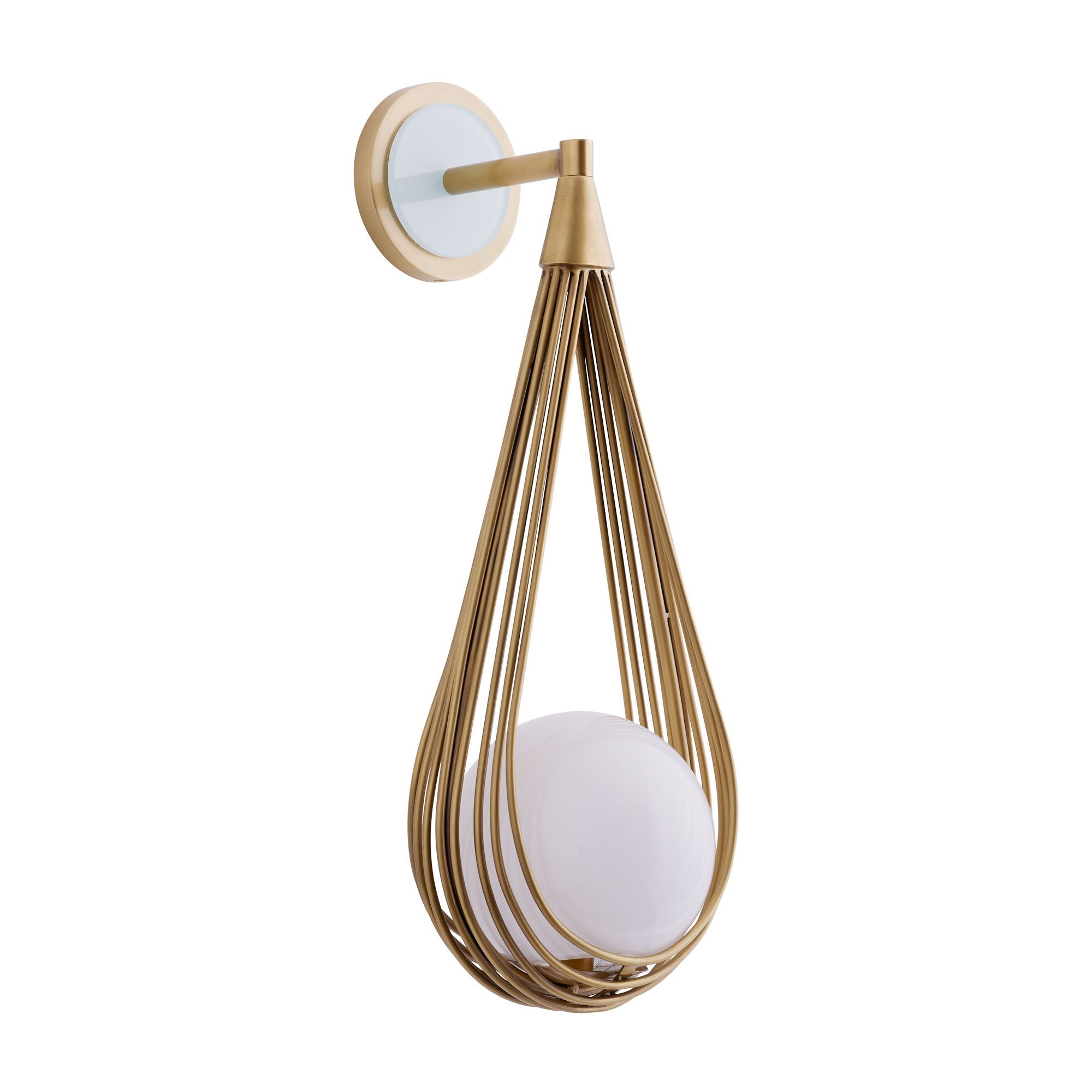 Zemirir Applique Murale Laiton Verre Minimaliste Moderne - Neutralighting