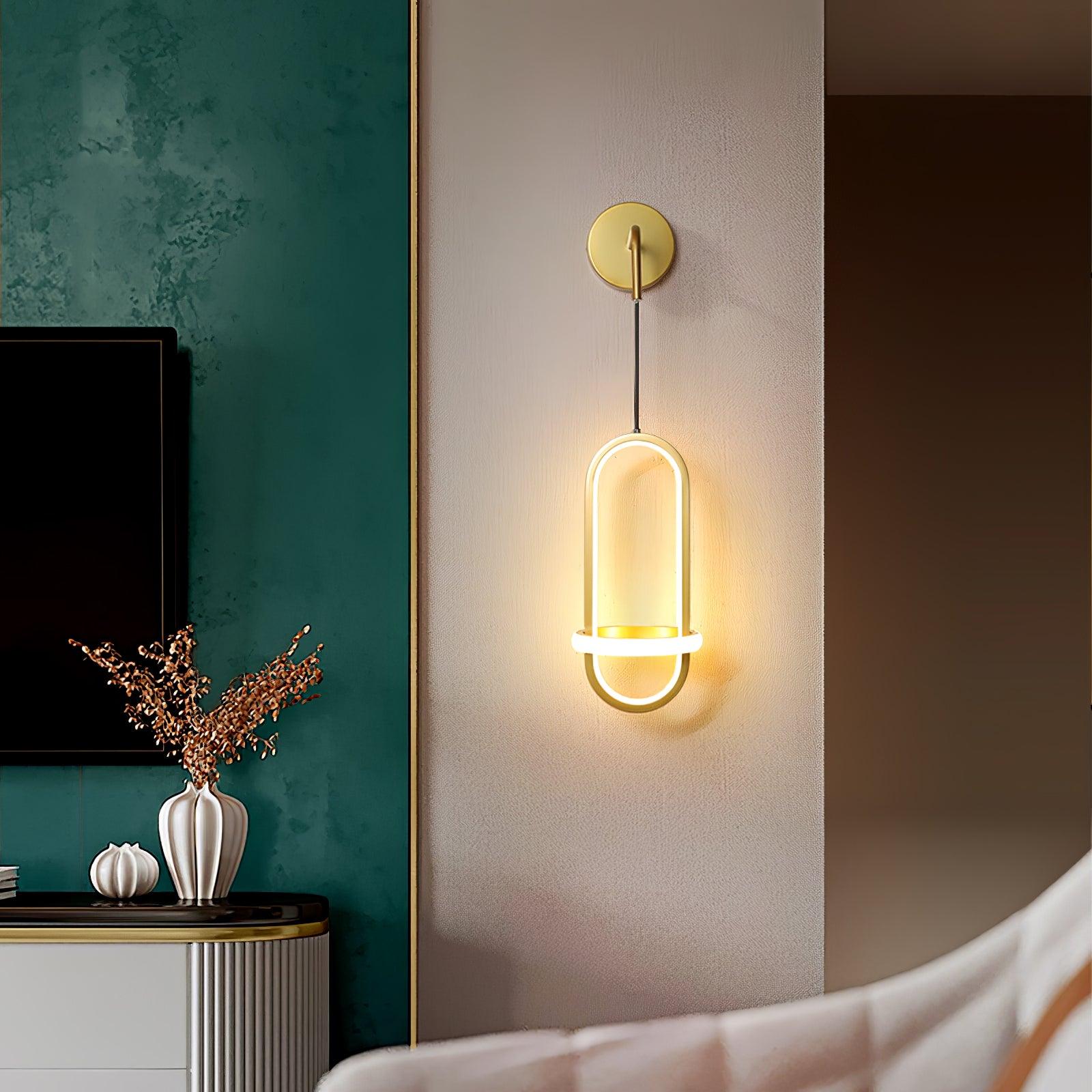 Vivianne Lampe Murale Ovale Moderne Minimaliste - Neutralighting