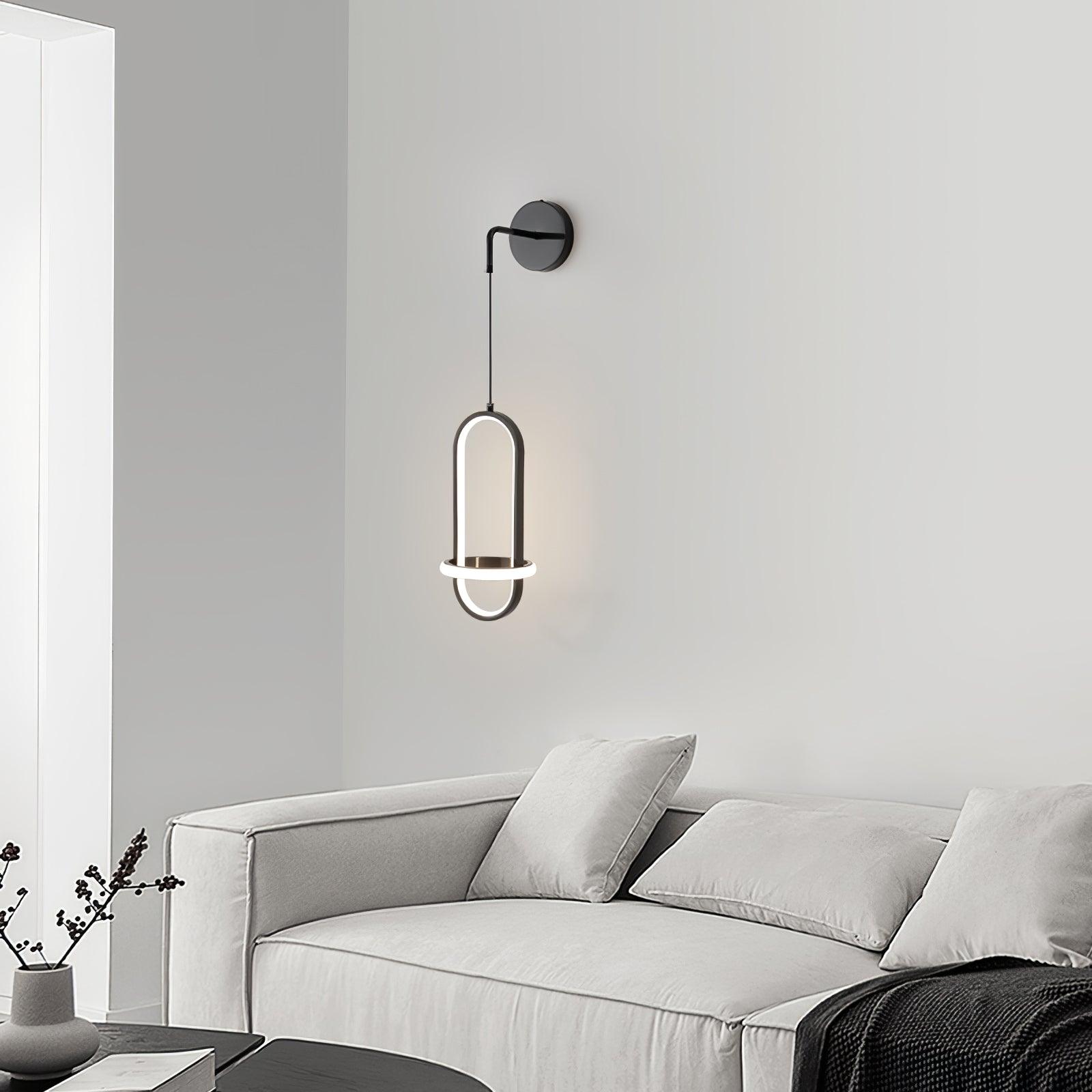 Vivianne Lampe Murale Ovale Moderne Minimaliste - Neutralighting