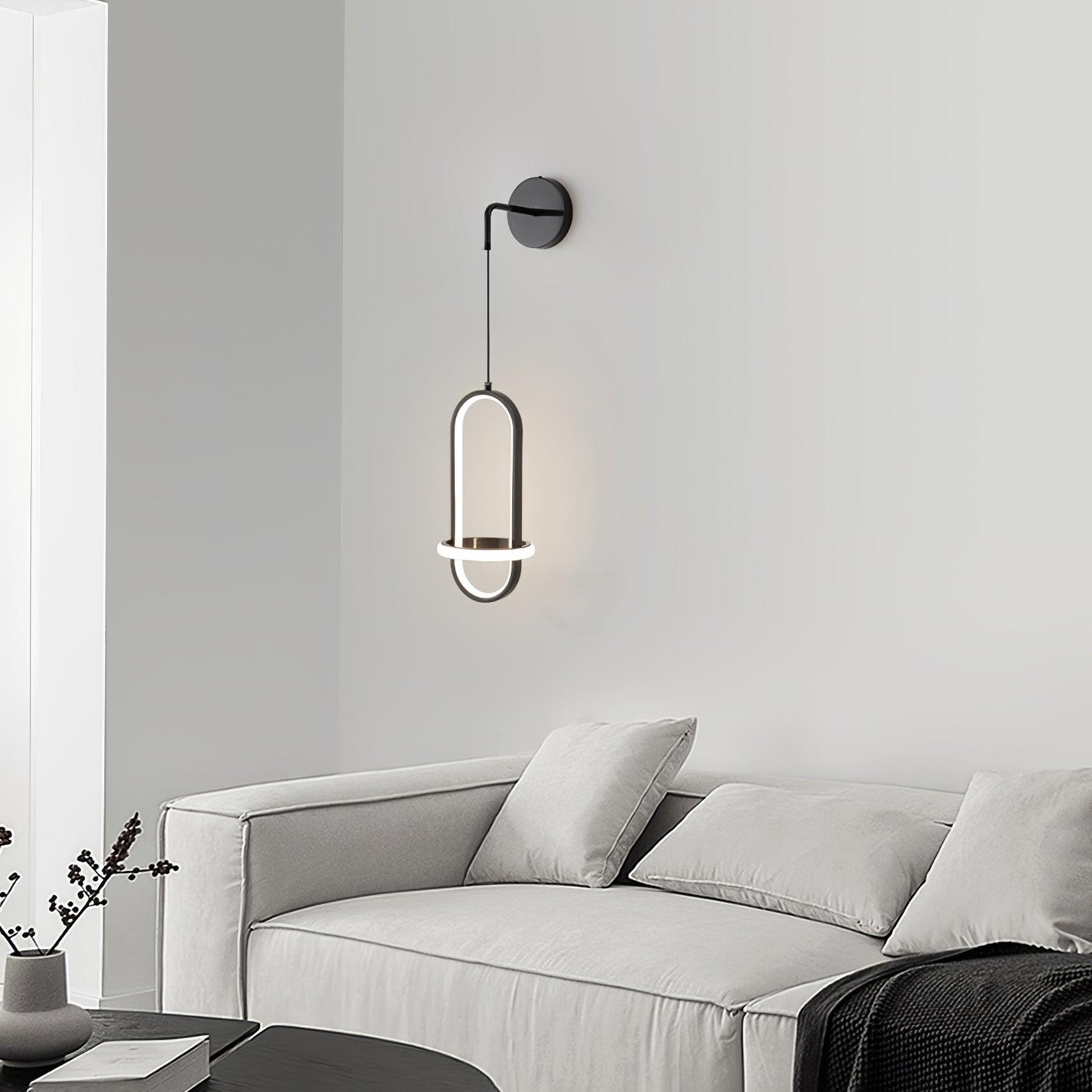 Vivianne Lampe Murale Ovale Moderne Minimaliste - Neutralighting