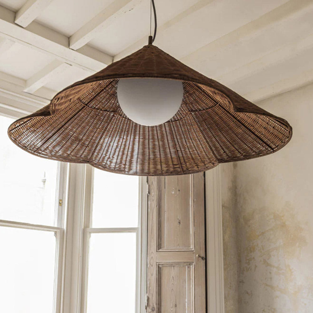 Ritta Vintage Rotin Suspension Salon Chambre à Coucher - Neutralighting
