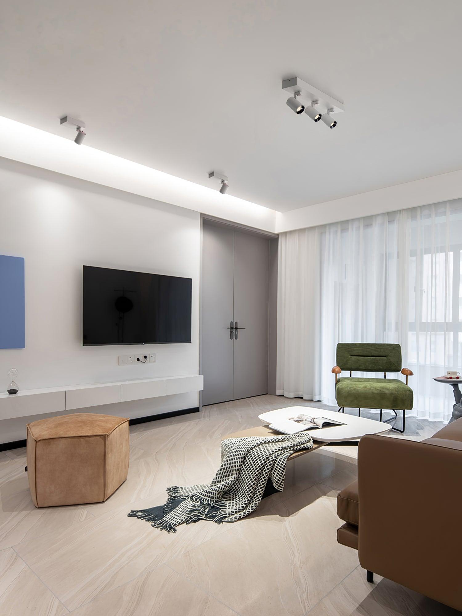 Solara Plafonnier POG Double Spots Linéaires Orientables - Neutralighting
