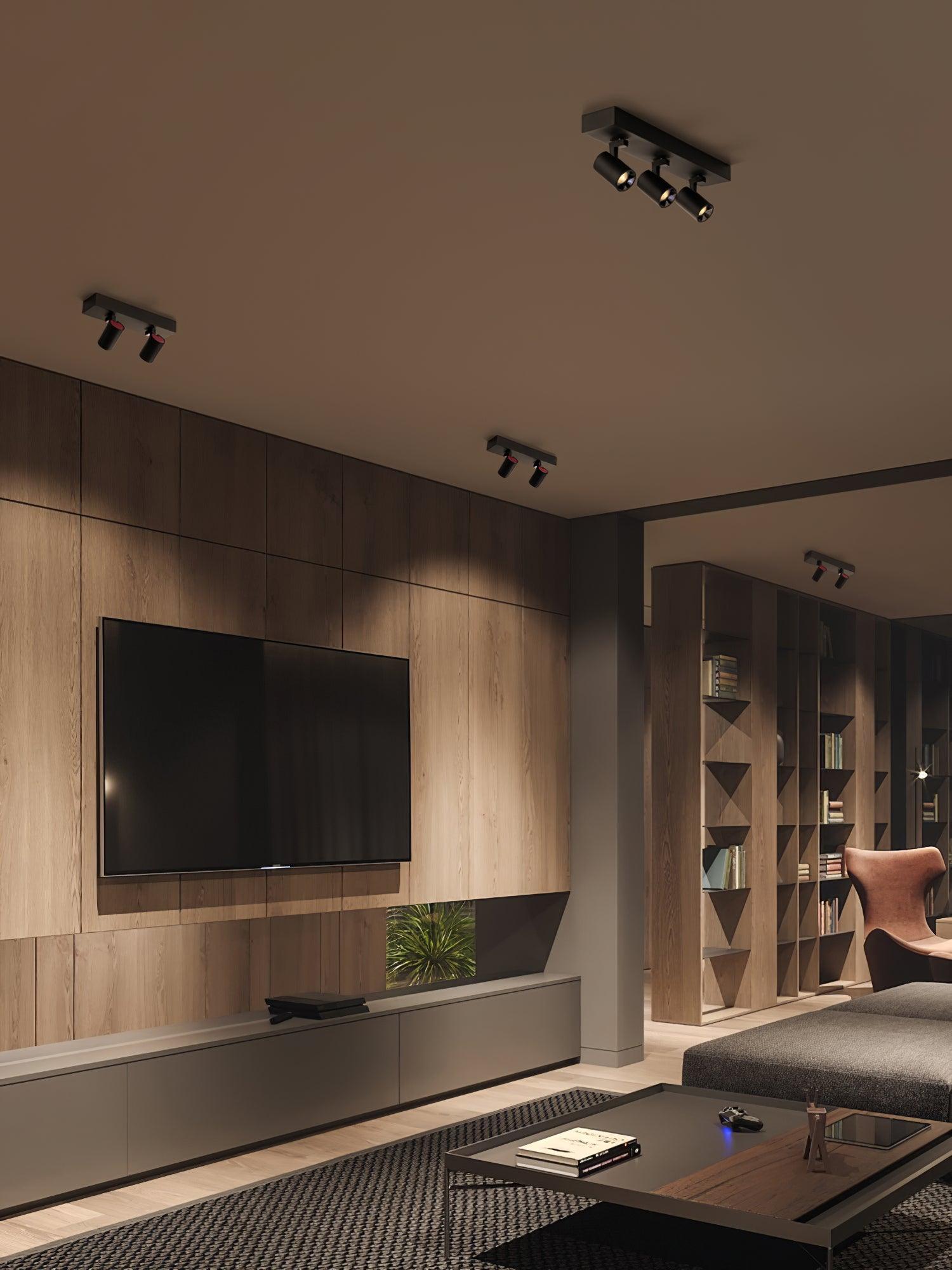 Solara Plafonnier POG Double Spots Linéaires Orientables - Neutralighting