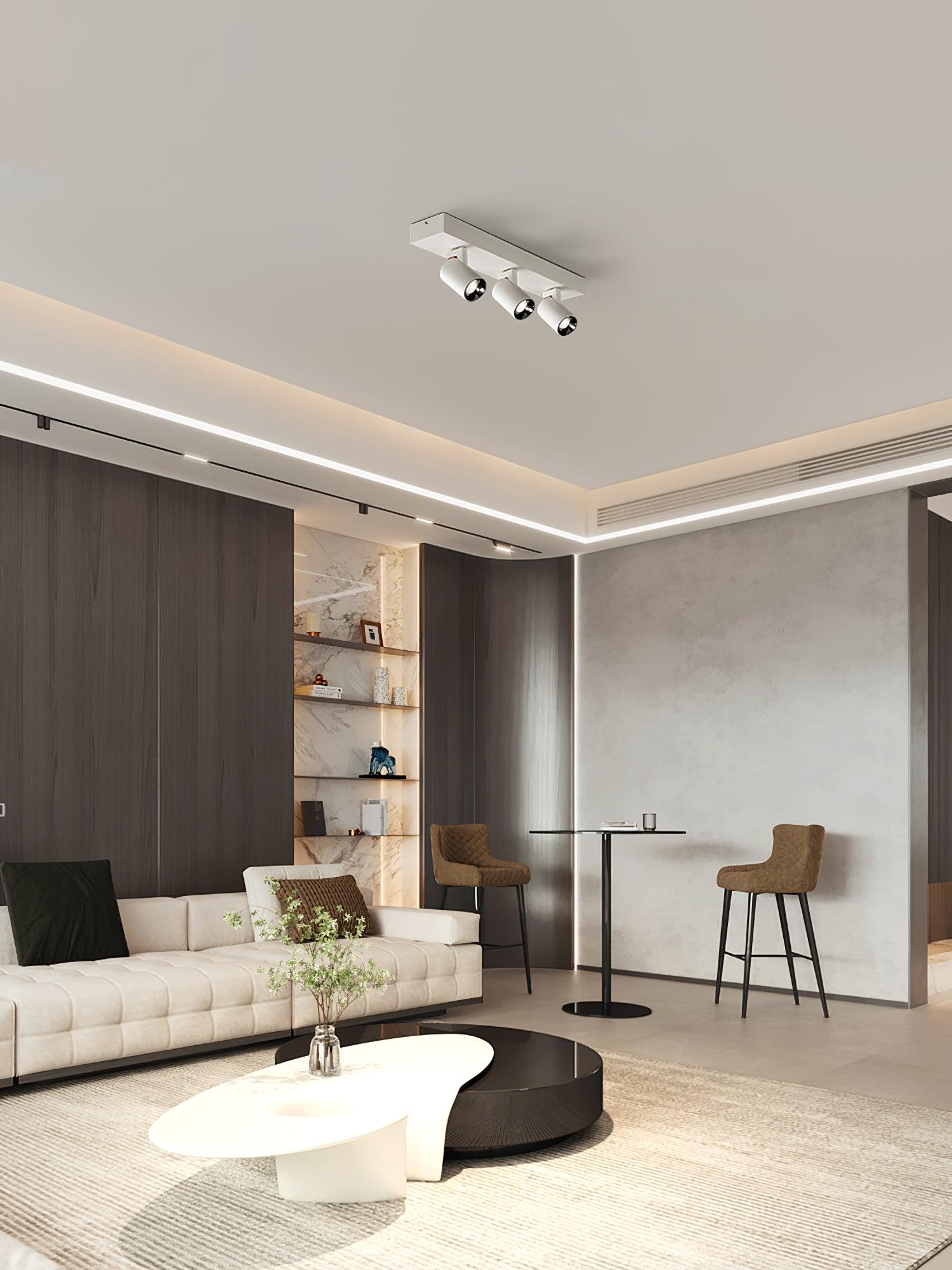 Solara Plafonnier POG Double Spots Linéaires Orientables - Neutralighting