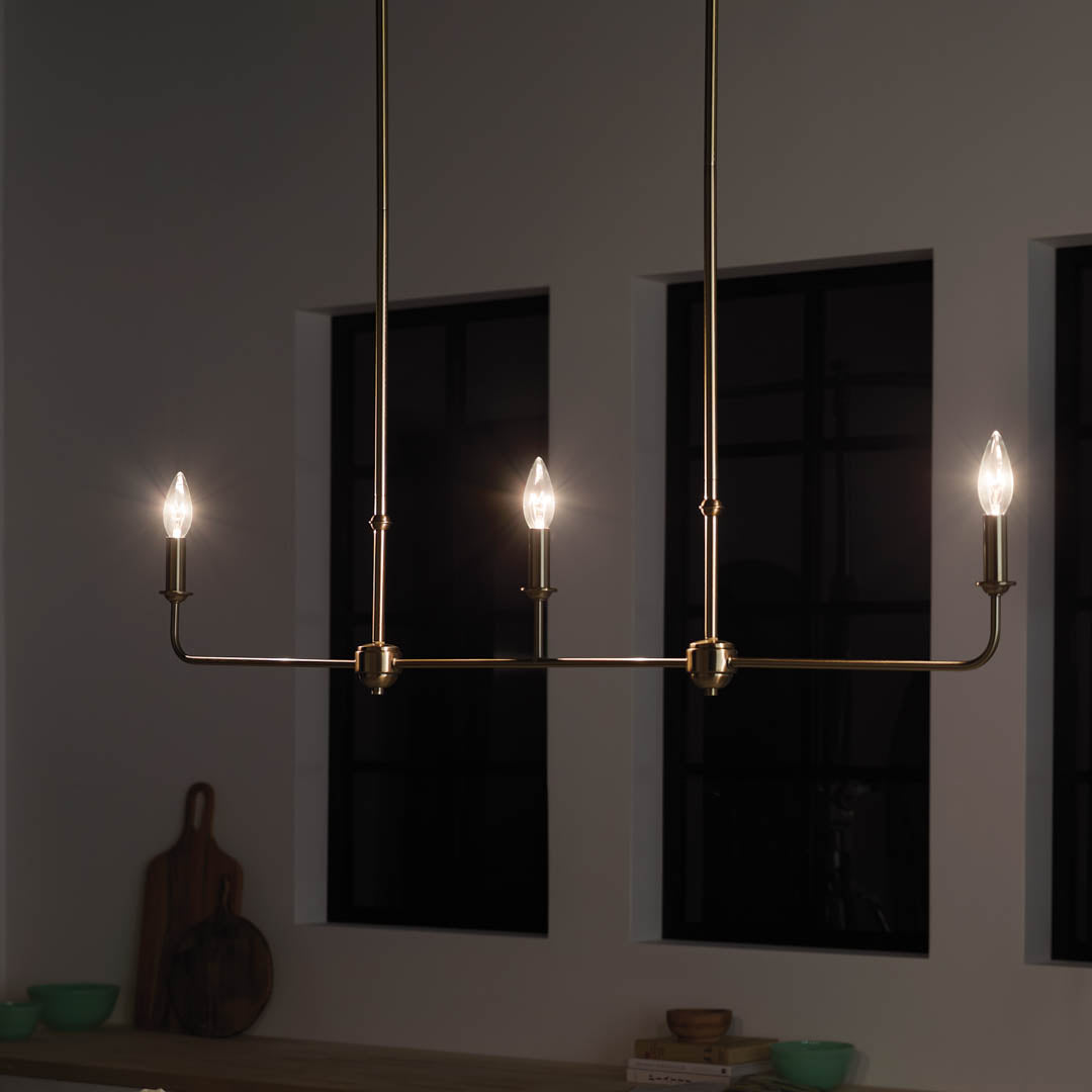 Mymareth Lustre Métal Linéaire Minimaliste Moderne - Neutralighting