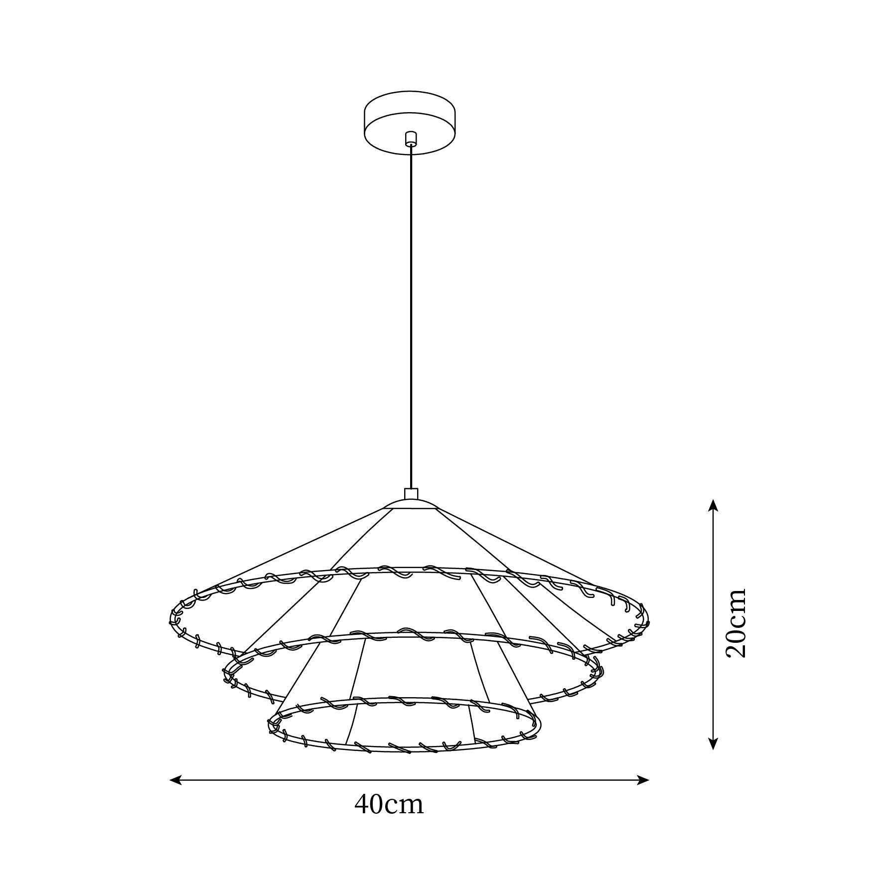 Zenith Suspension Multi-couches - Neutralighting