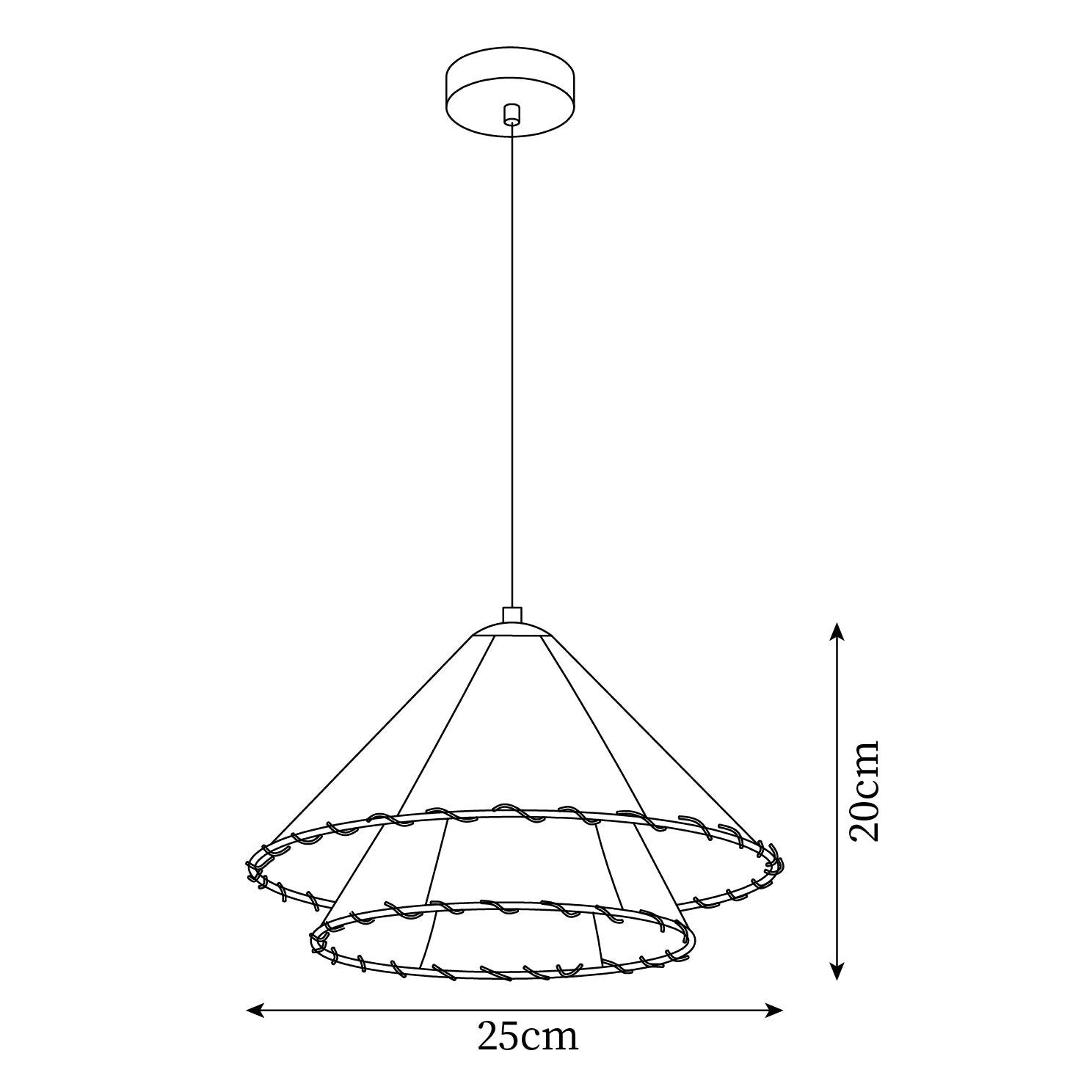 Zenith Suspension Multi-couches - Neutralighting