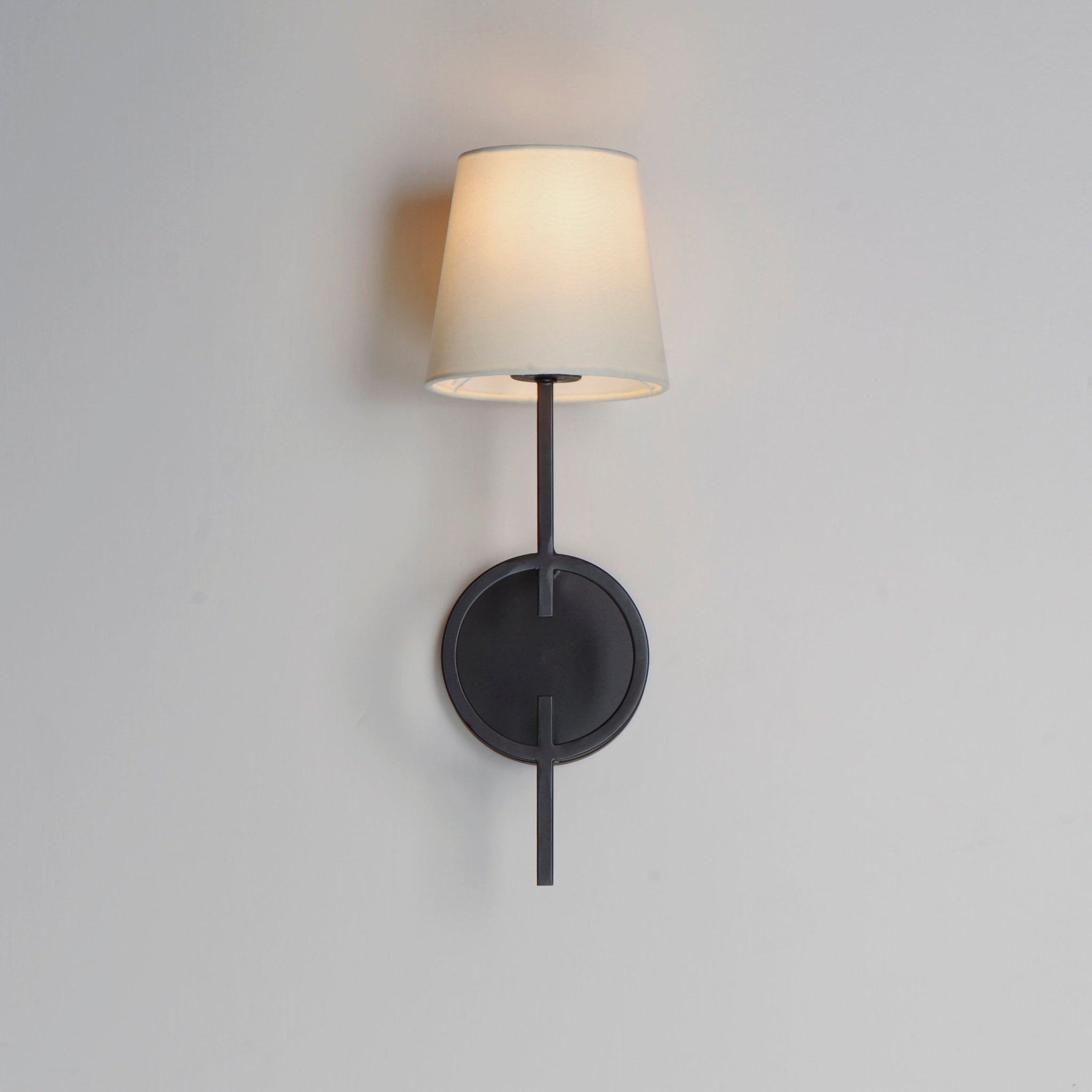 Evtalila Applique Murale Tissu Noir Vintage Élégante - Neutralighting
