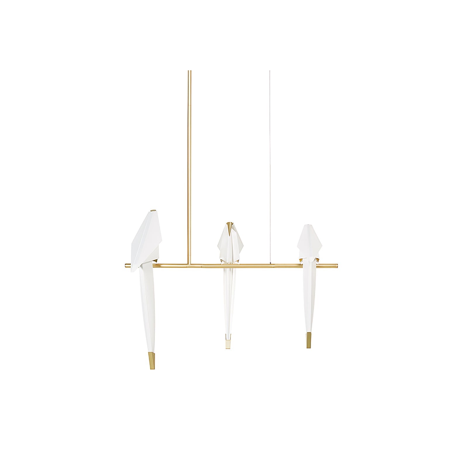 Lustra Chandelier Grue en Papier Sculpturale LED - Neutralighting