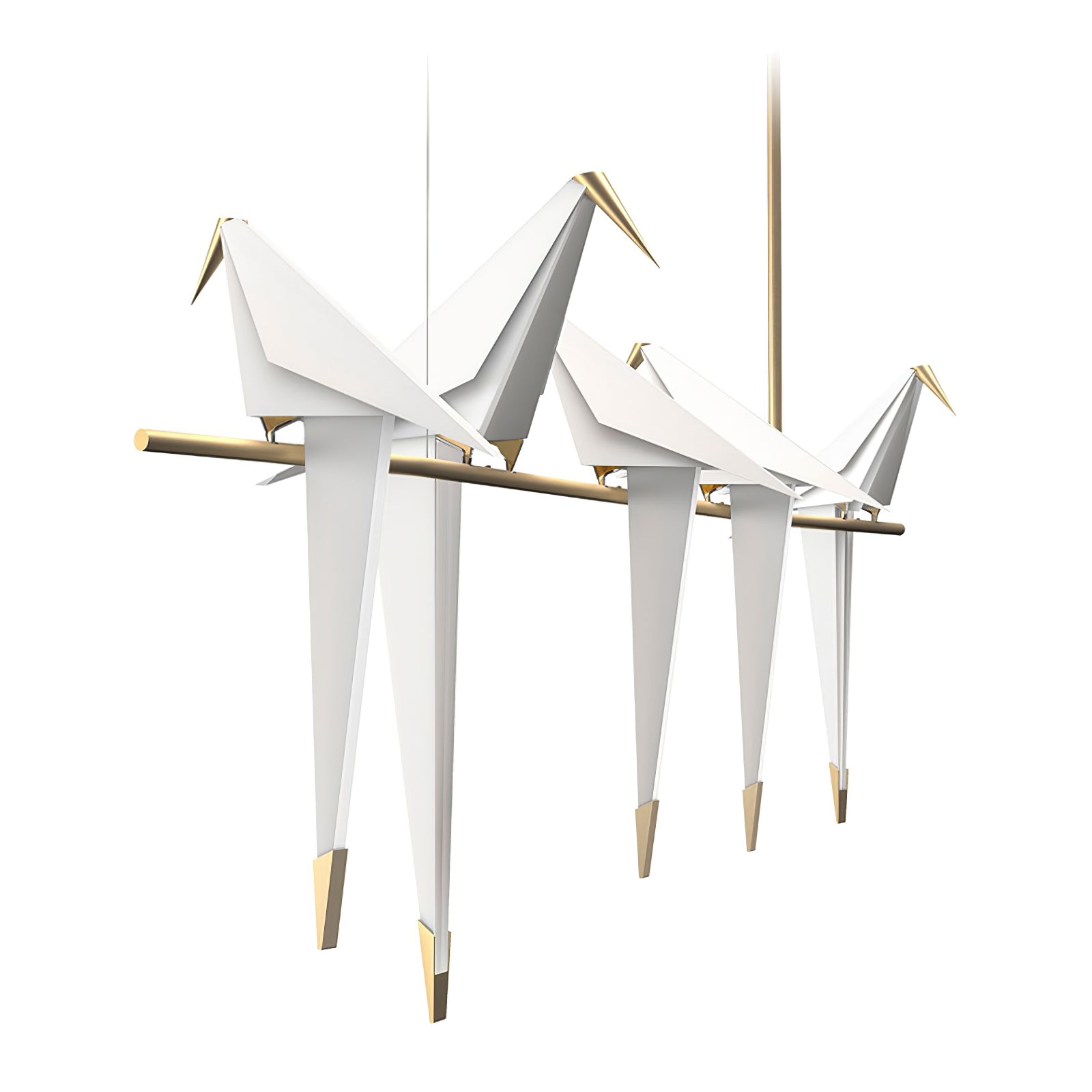 Lustra Chandelier Grue en Papier Sculpturale LED - Neutralighting