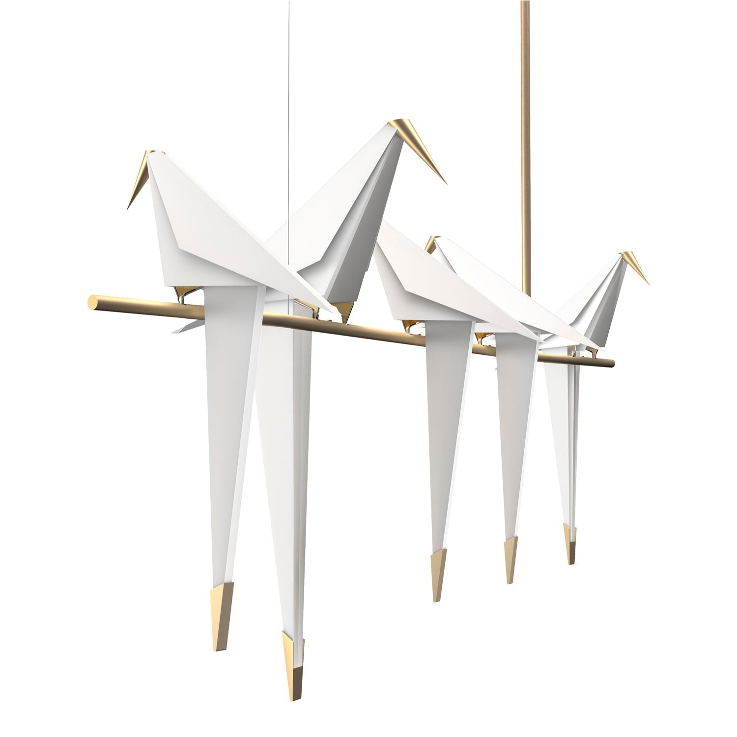 Lustra Chandelier Grue en Papier Sculpturale LED - Neutralighting