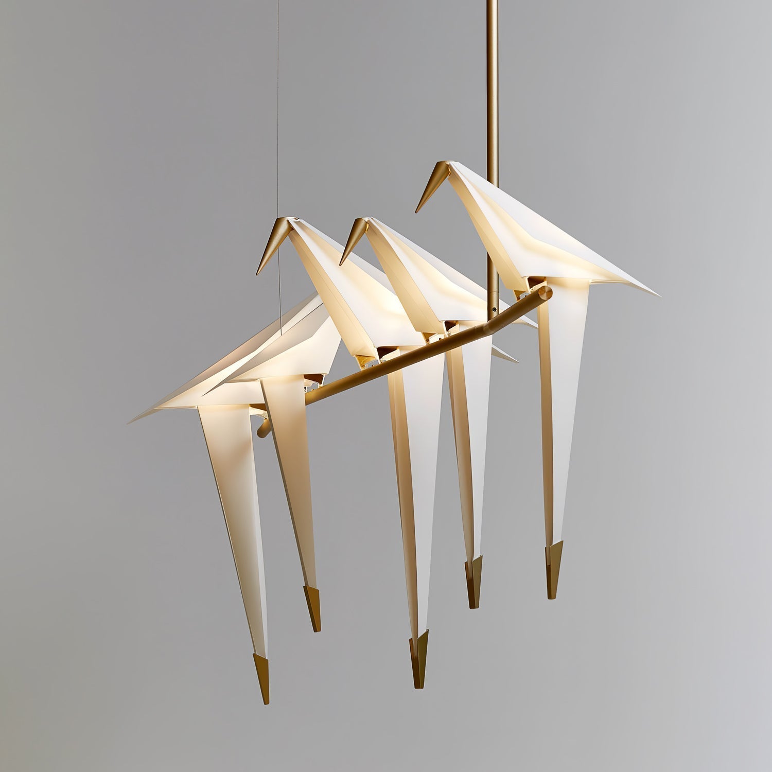 Lustra Chandelier Grue en Papier Sculpturale LED - Neutralighting