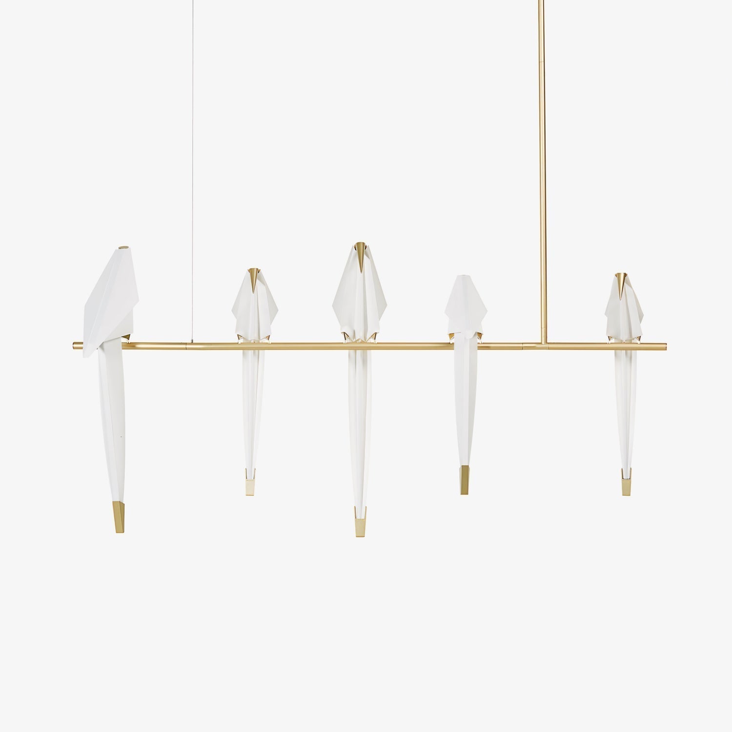 Lustra Chandelier Grue en Papier Sculpturale LED - Neutralighting
