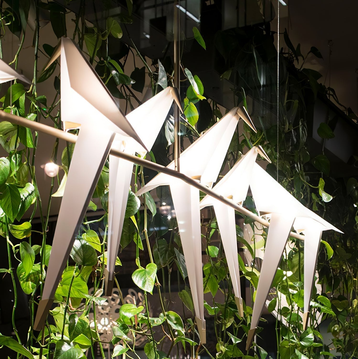 Lustra Chandelier Grue en Papier Sculpturale LED - Neutralighting
